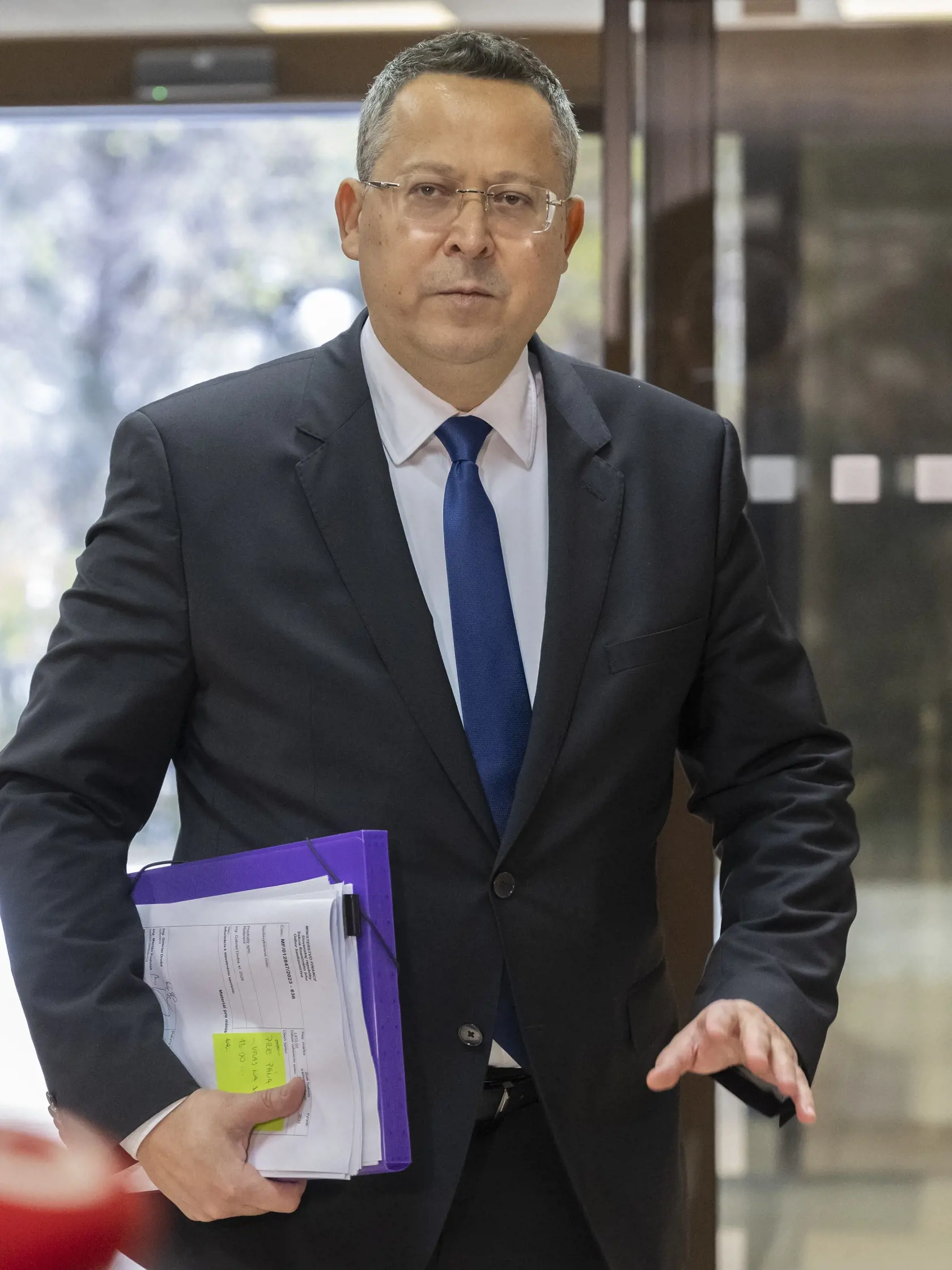 Na snímke minister financií SR Ladislav Kamenický (Smer).