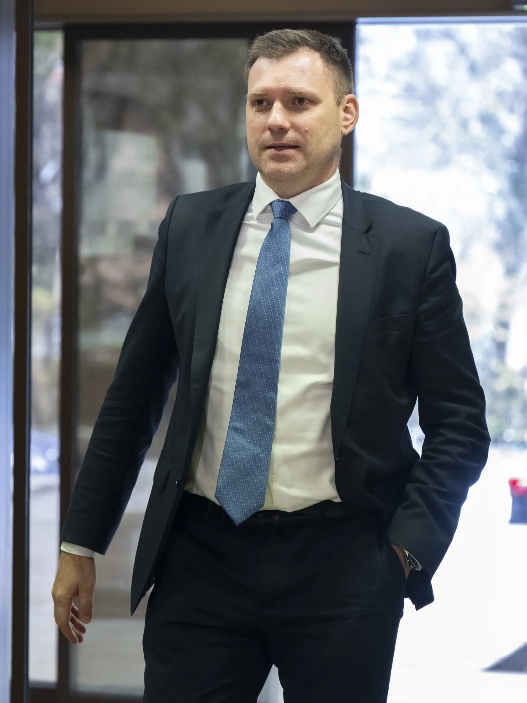 Na snímke minister životného prostredia SR Tomáš Taraba (nominant SNS).