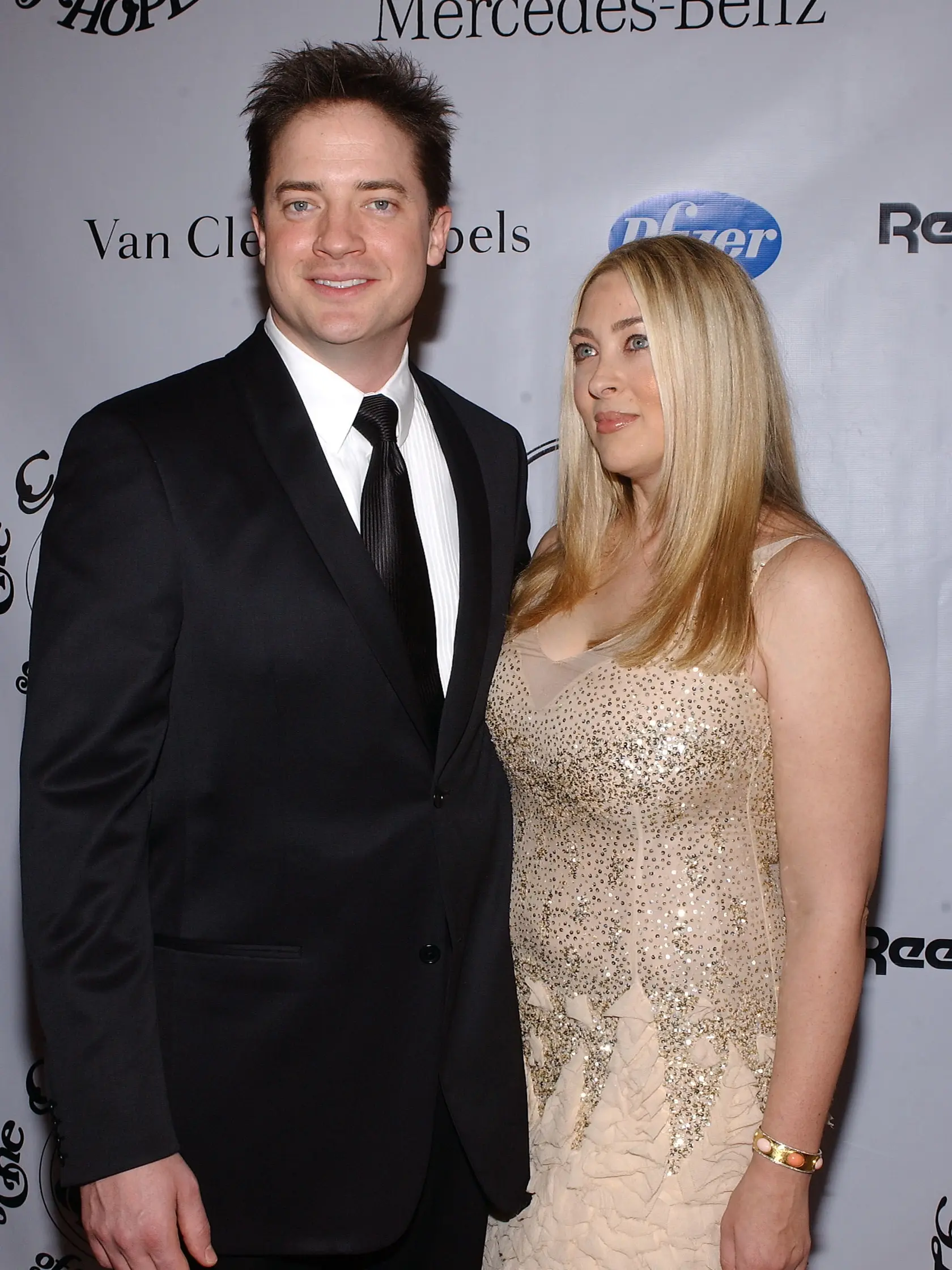 Brendan Fraser s manželkou Afton Smith (2004)