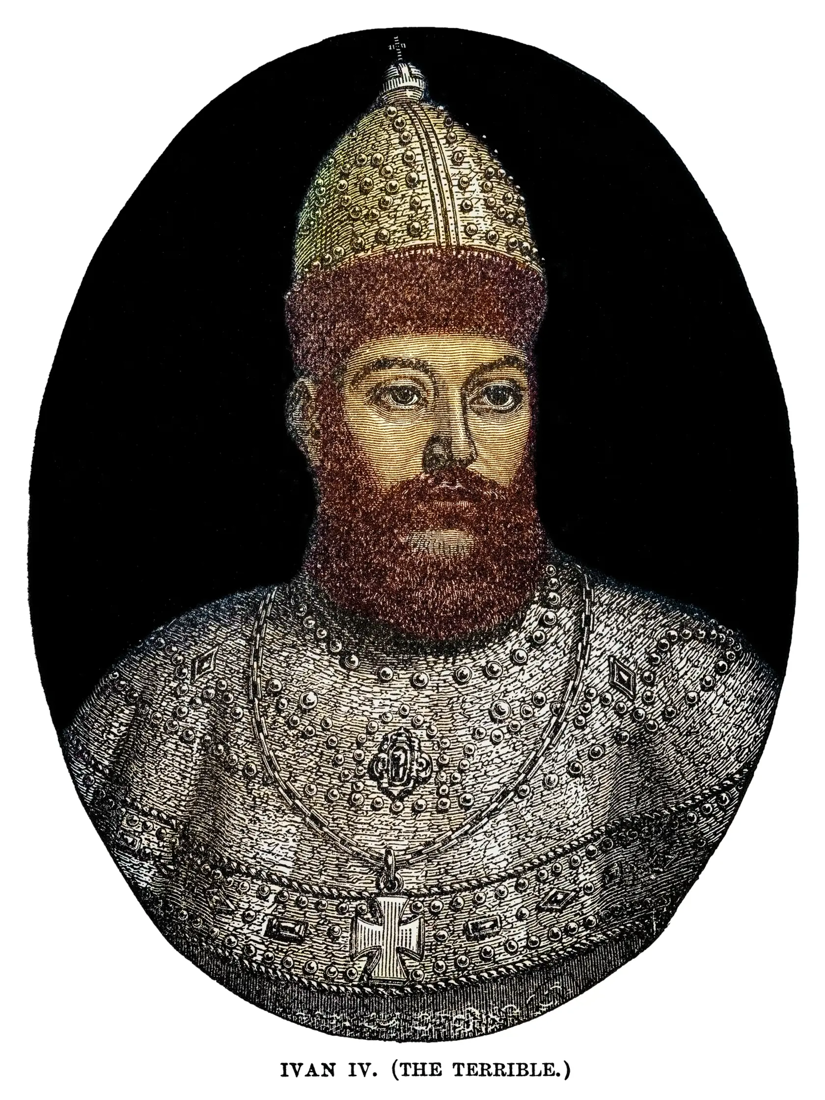 Ivan Hrozný bol známy svojím barbarstvom. Poddaných nechal zaživa rozštvrtiť, uvariť či roztrhať koňmi.