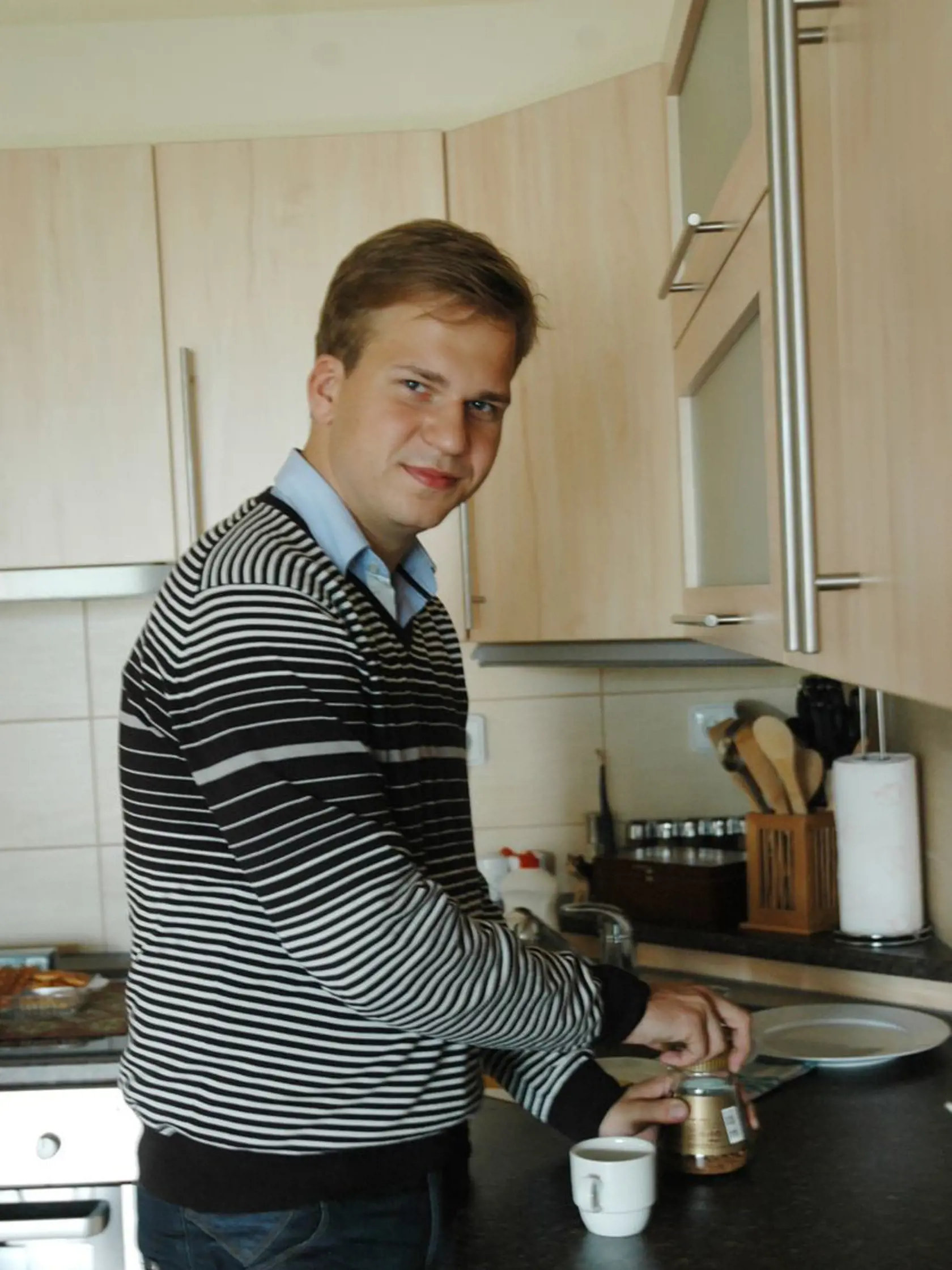 Martin v kuchyni.