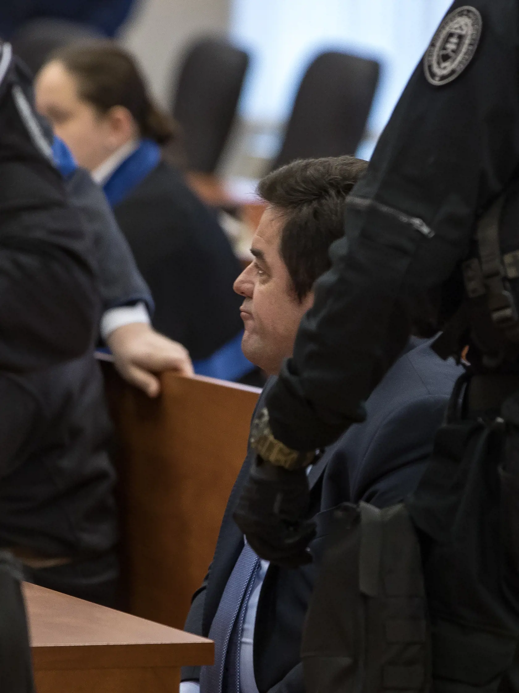 Prvé pojednávanie na Špecializovanom trestnom súde v Pezinku vo veci vraždy investigatívneho novinára Jána Kuciaka a jeho snúbenice Martiny Kušnírovej. Na snímke je Marián Kočner.