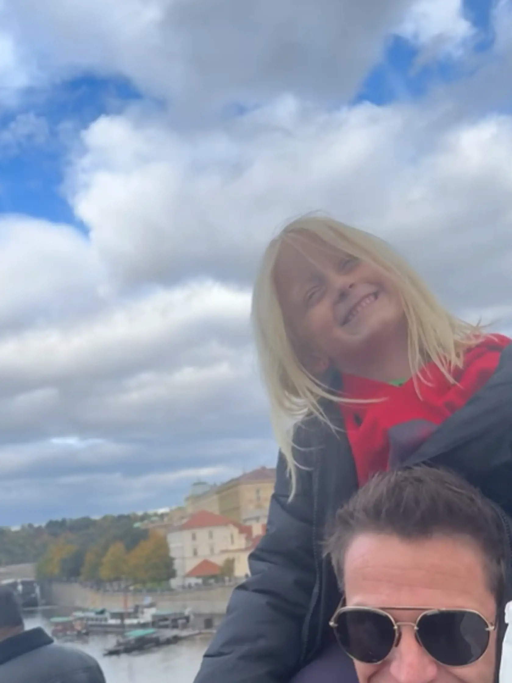 Agáta s Mirkom a deťmi si spravili výlet po Prahe.