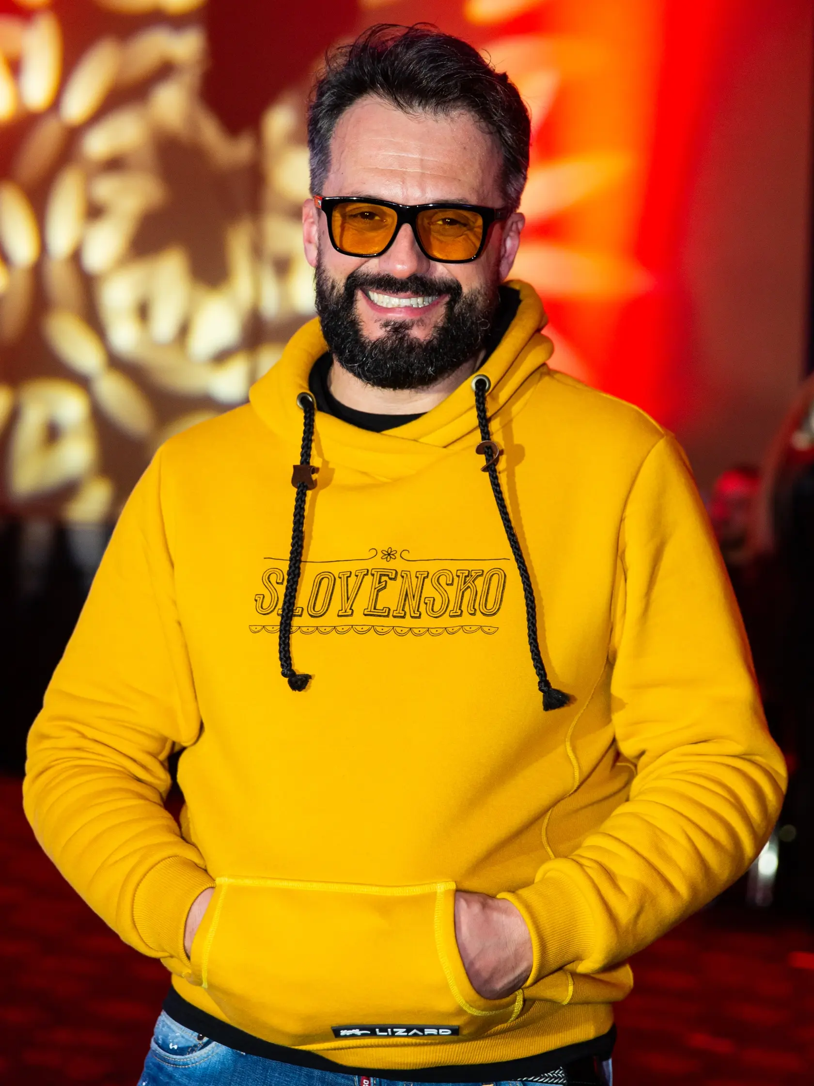 Párty televízie JOJ k príležitosti predstavenia novej zábavnej relácie, konanej v Bratislave. Na snímke Marián Čekovský.