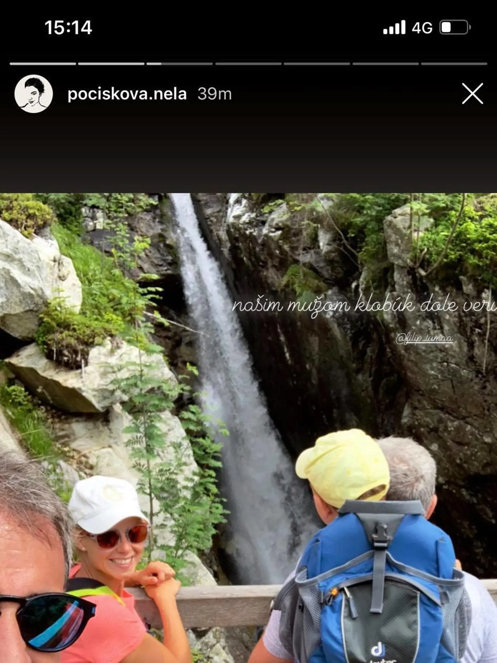 Nela Pocisková dovolenkuje s celou rodinkou v Tatrách.