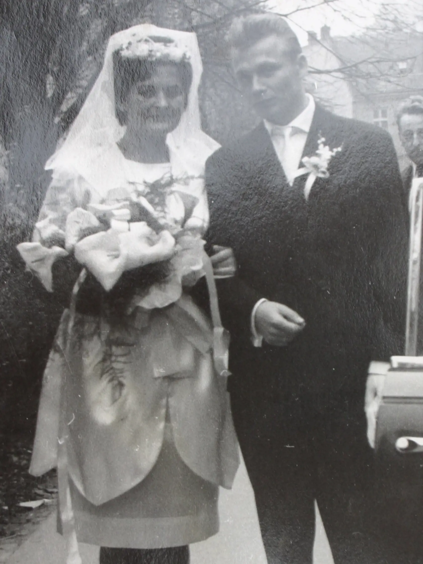 Svadobná fotografia z roku 1961.