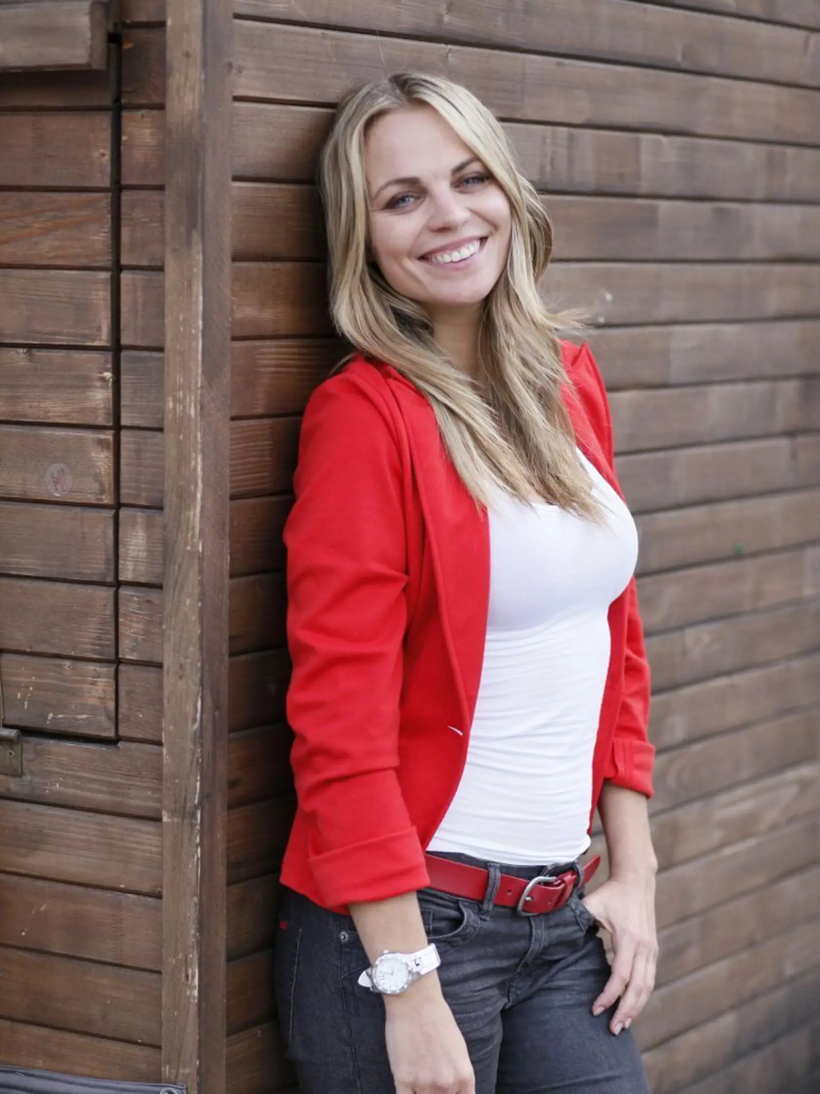 Herečka príležitostne robí modelku.