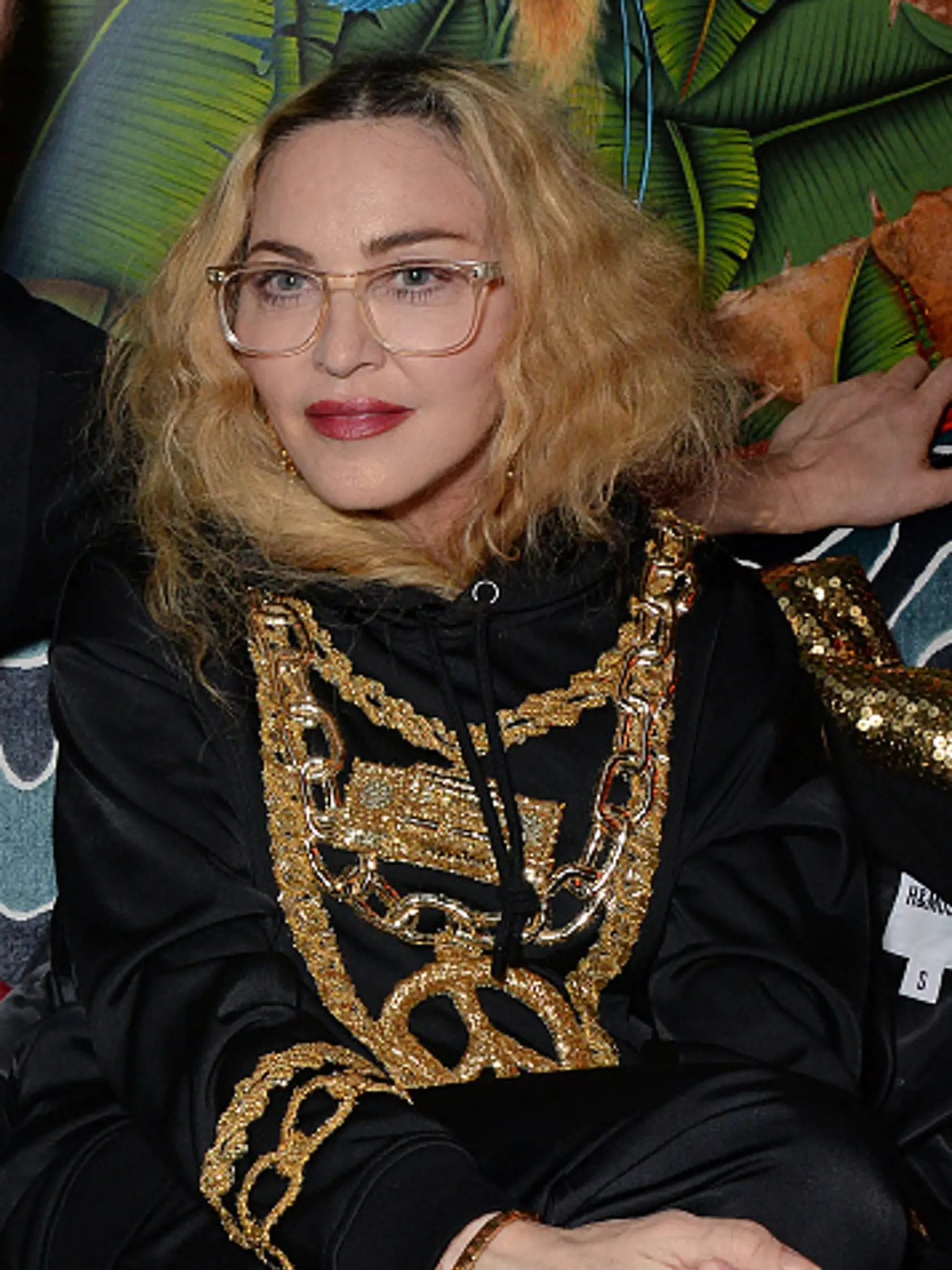 LONDON, ENGLAND - NOVEMBER 06:   Madonna attends the Moschino [TV] H&M London Launch Party hosted by Jeremy Scott at Annabels on November 6, 2018 in London, England.  (Photo by David M. Benett/Dave Benett/Getty Images for H&M ) 