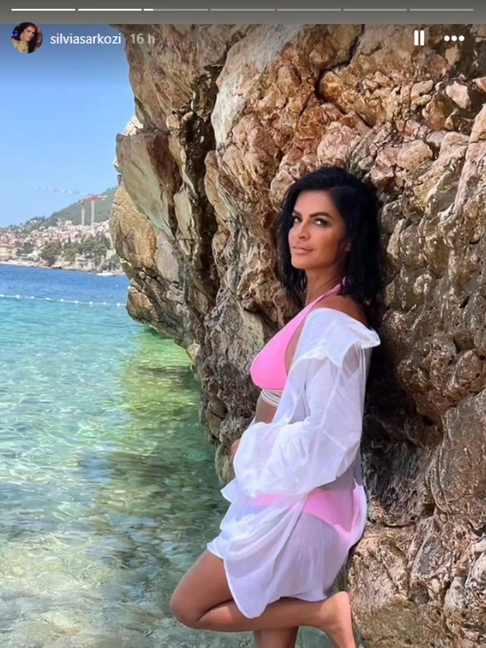 Silvia Šarközi v Dubrovníku