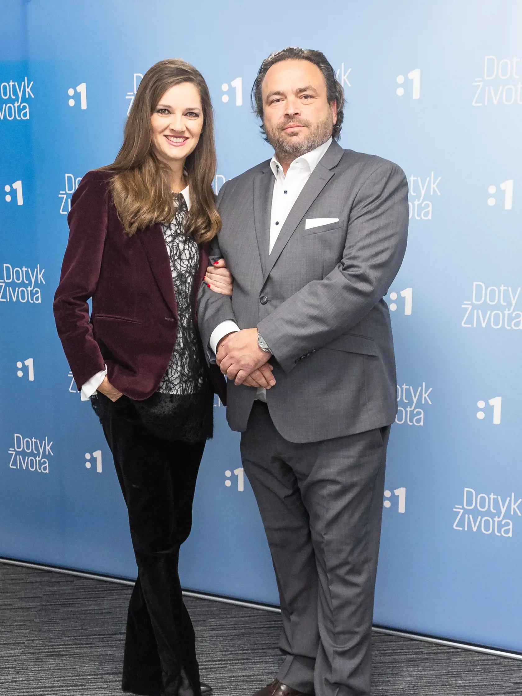 Exkluzívna novinárska projekcia prvého dielu seriálu Dotyk života. Na snímke Igor Slanina.