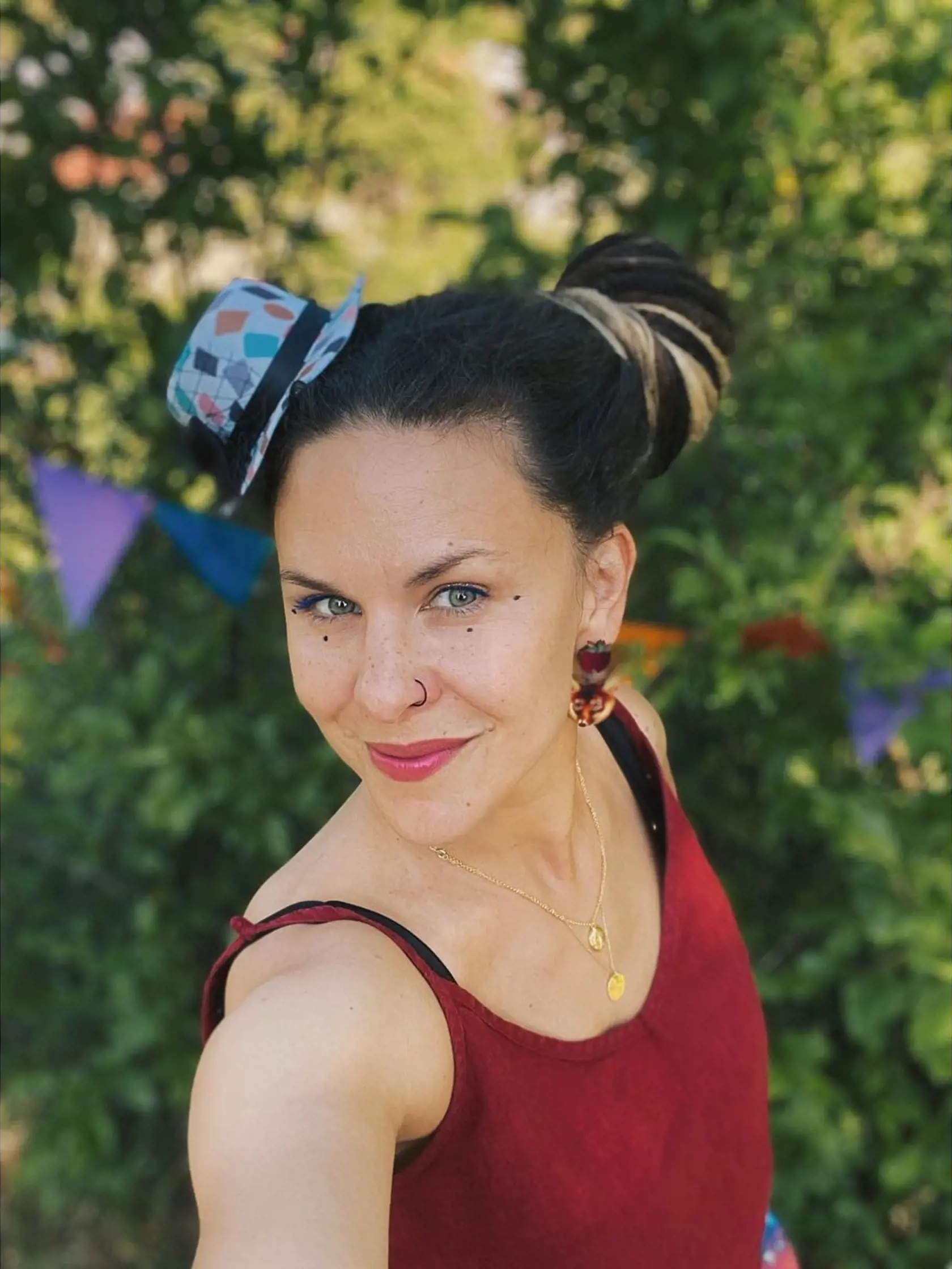 Kristína je veľký optimista.