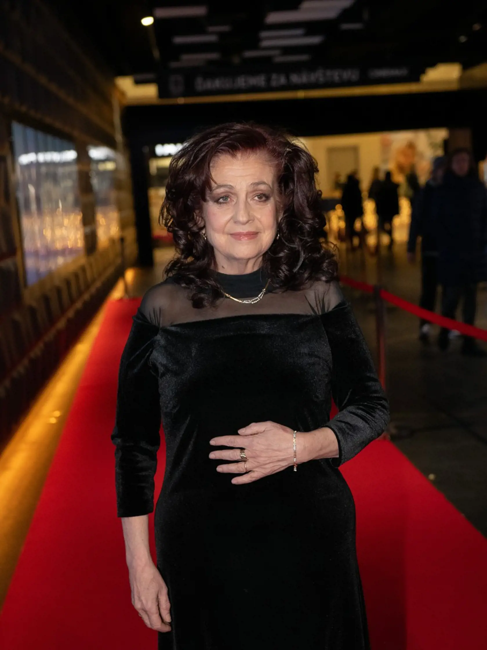 Deana Horváthová-Jakubisková na slovenskej premiére filmu Perinbaba 2