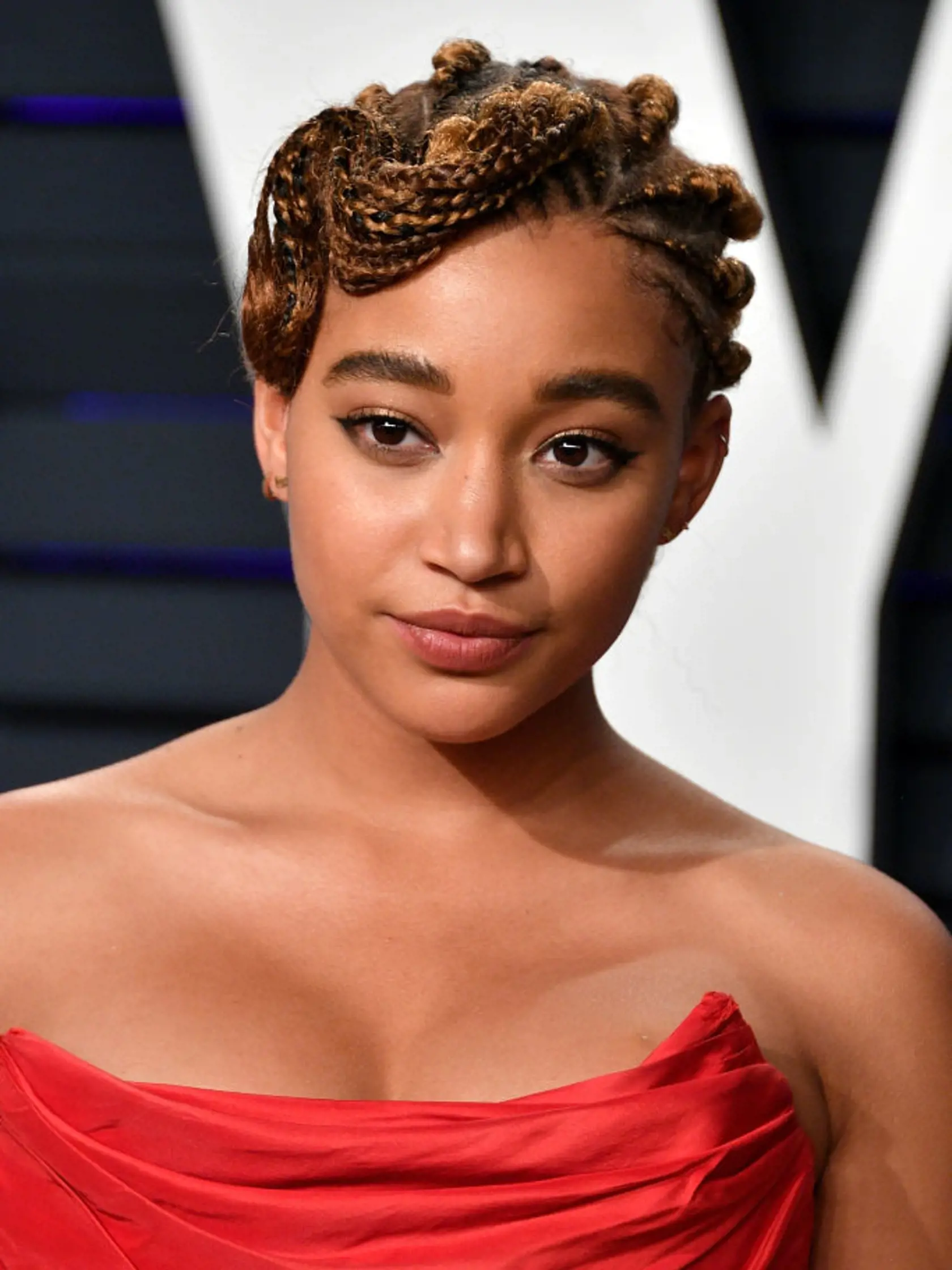 BEVERLY HILLS, CA - FEBRUARY 24:  Amandla Stenberg attends the 2019 Vanity Fair Oscar Party hosted by Radhika Jones at Wallis Annenberg Center for the Performing Arts on February 24, 2019 in Beverly Hills, California.  (Photo by Dia Dipasupil/Getty Images)