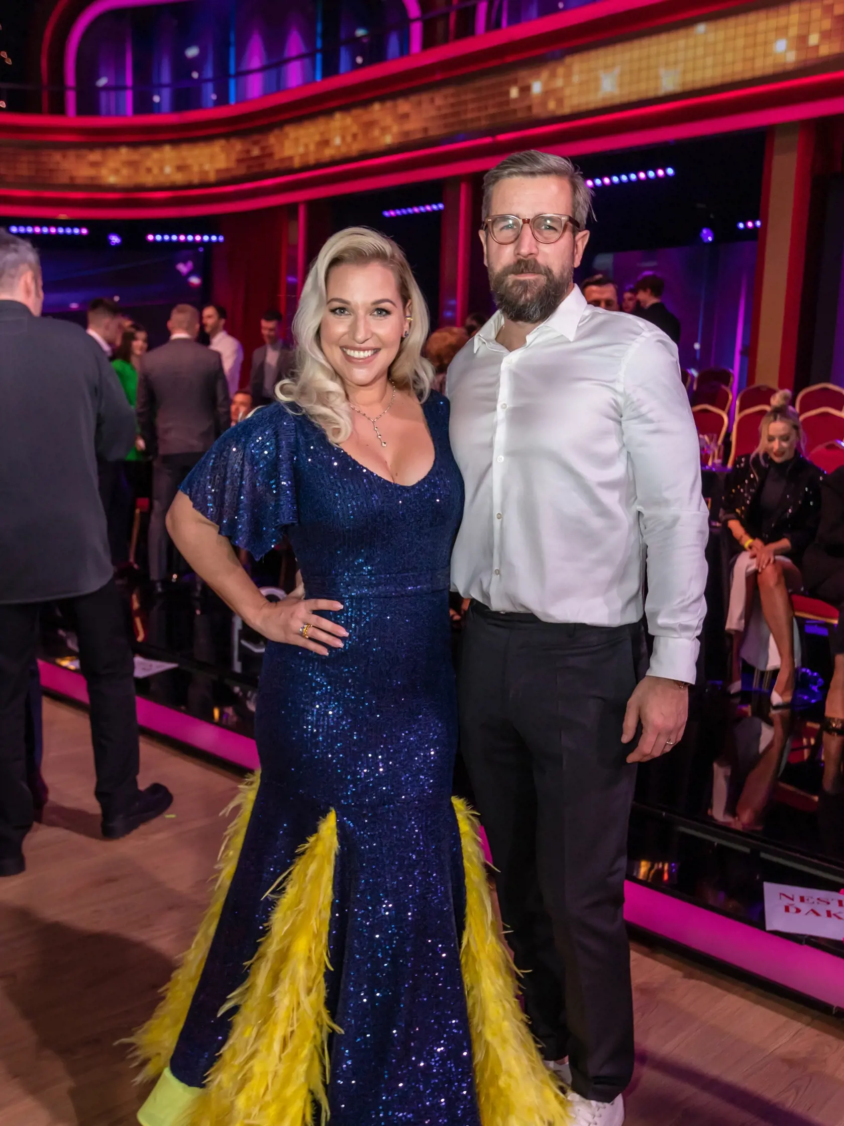 Dominiku Cibulkovú počas prvého prenosu Let´s Dance podporoval manžel Michal Navara.