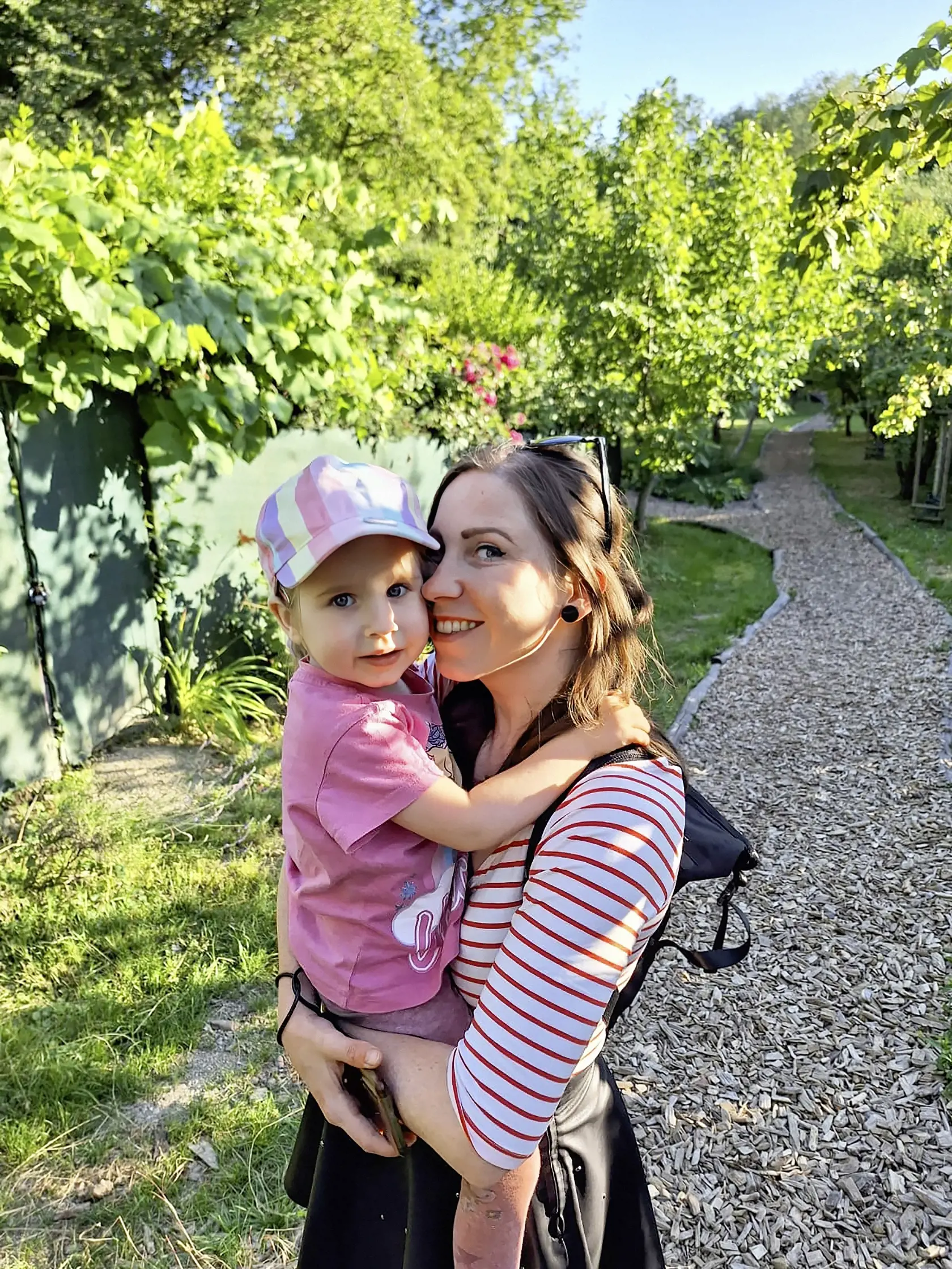 Chvíle šťastia. S dcérkou Lindou na výlete v Banskej Štiavnici, odkiaľ pochádzali jej predkovia.
