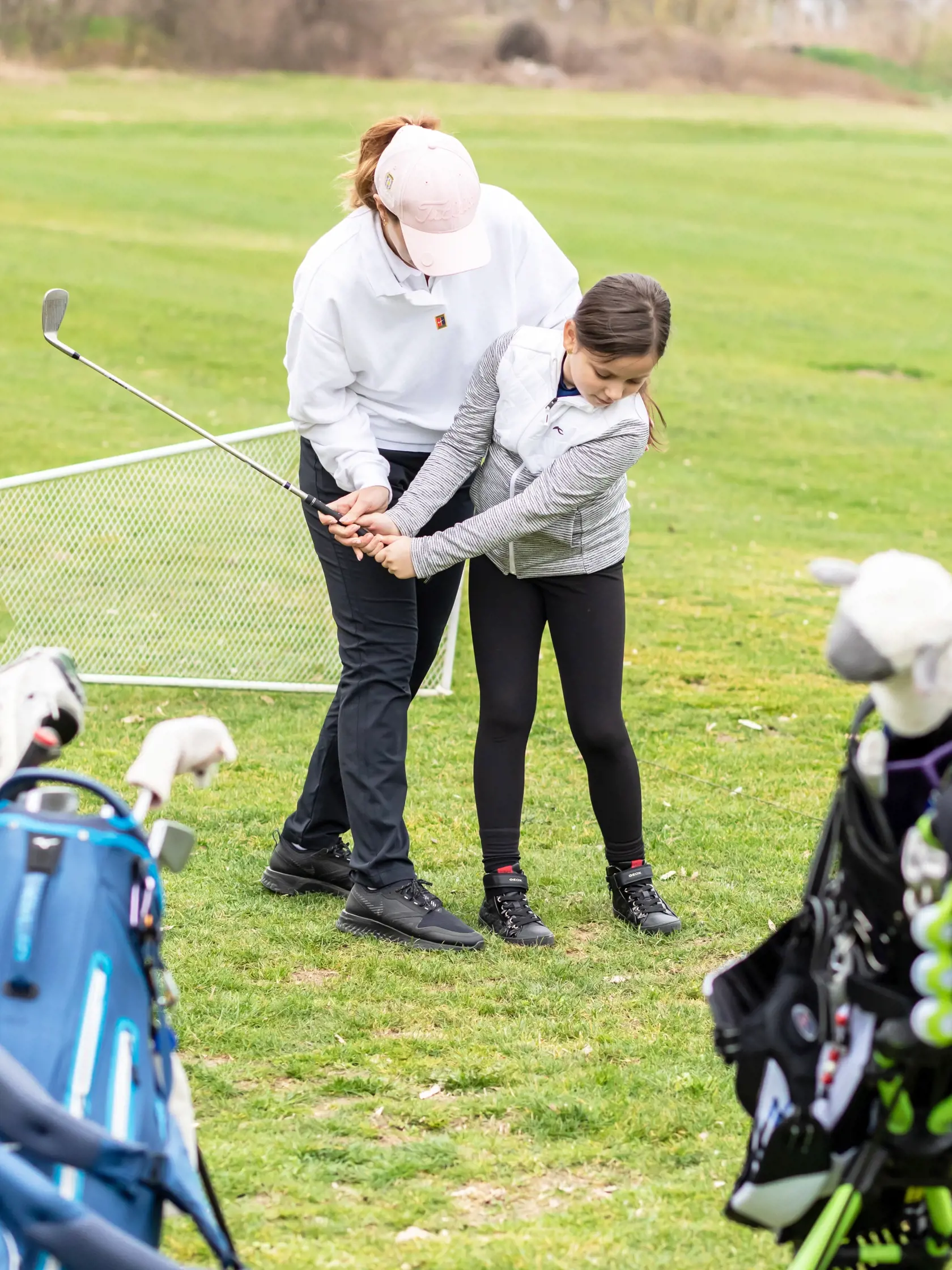 Na snímke dcéra Milana Zimnýkovala Alexandra počas golfového tréningu v Bernolákove. 
