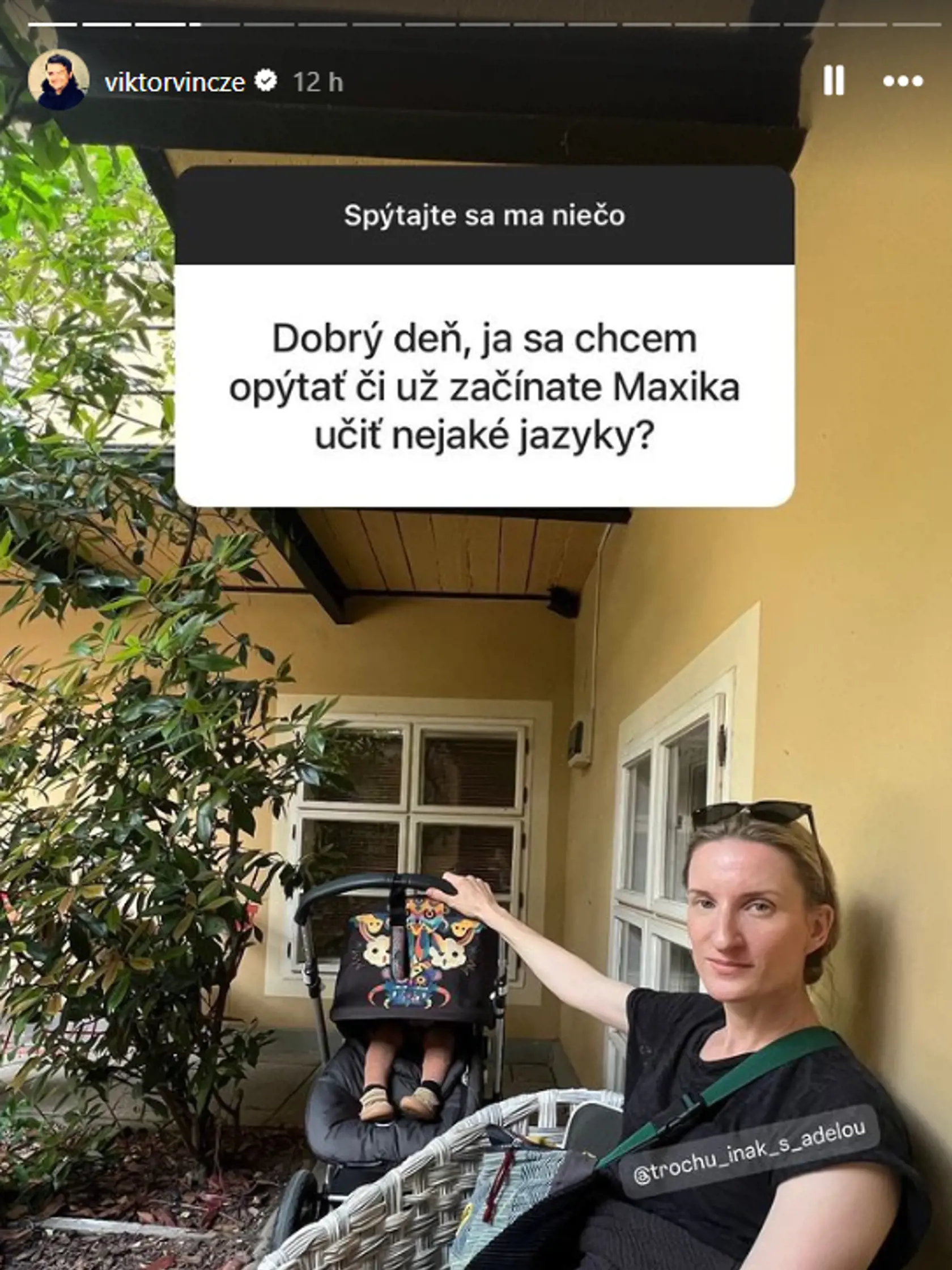 Viktor Vincze po odmlke odpovedal fanúšikom na otázky, ktoré sa týkali hlavne adopcie ich syna Maximiliána.