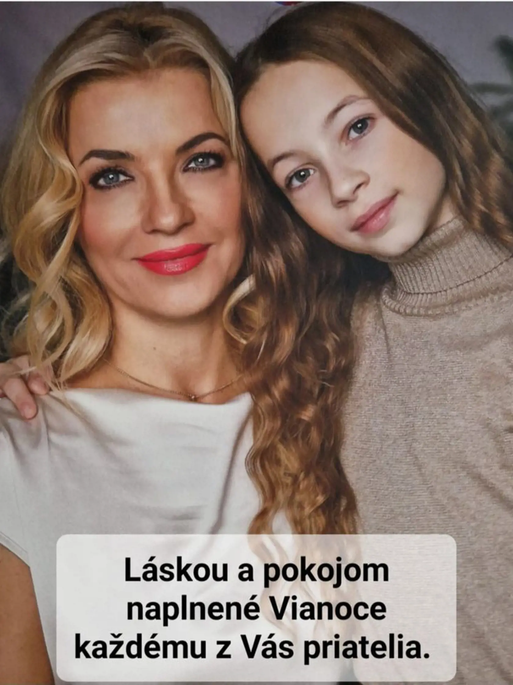 Ministerka kultúry Martina Šimkovičová (nom. SNS) zverejnila fotografiu s dcérou a stručným želaním.