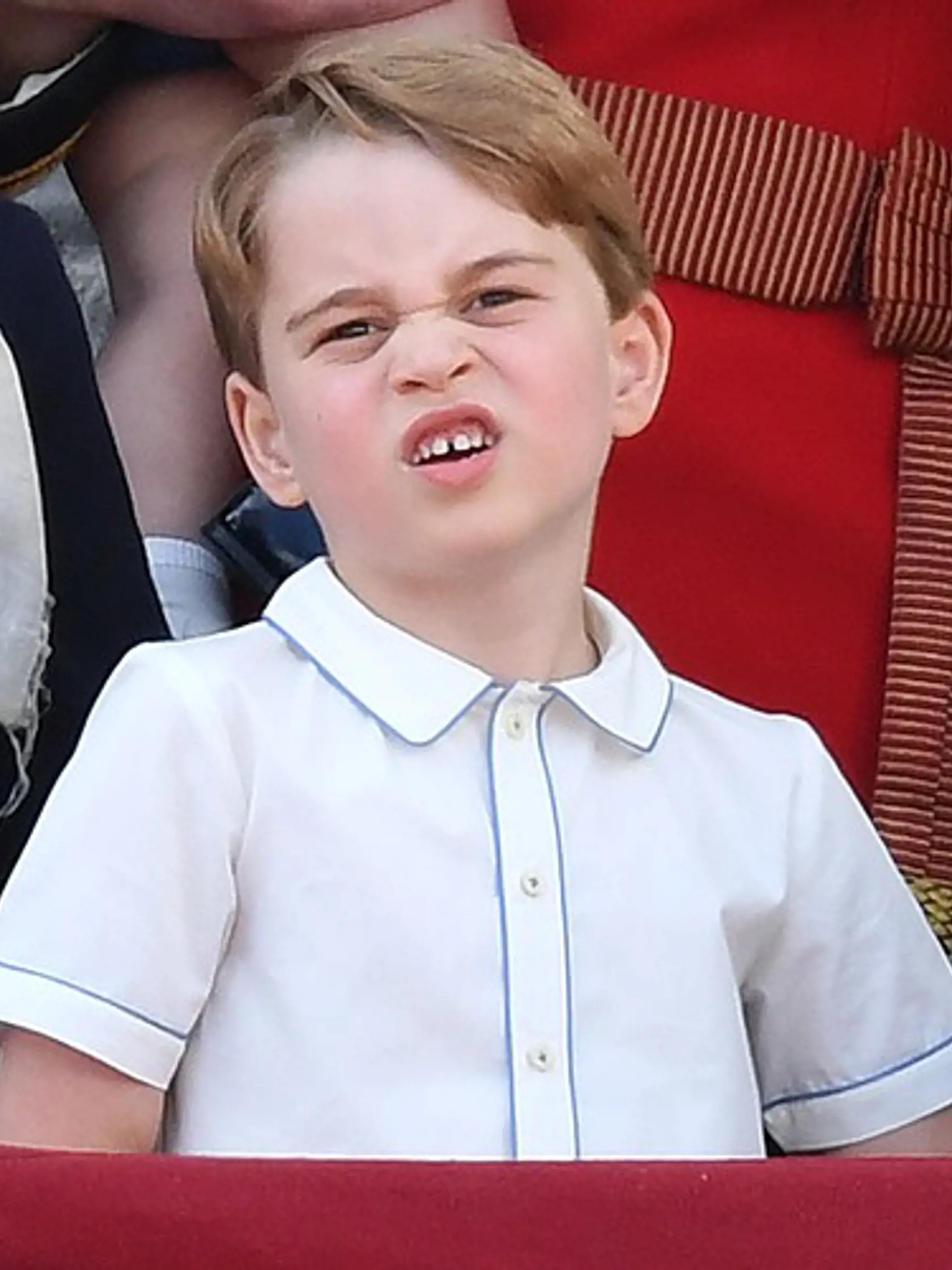 Najstarší George má rád špagety a pizzu.
