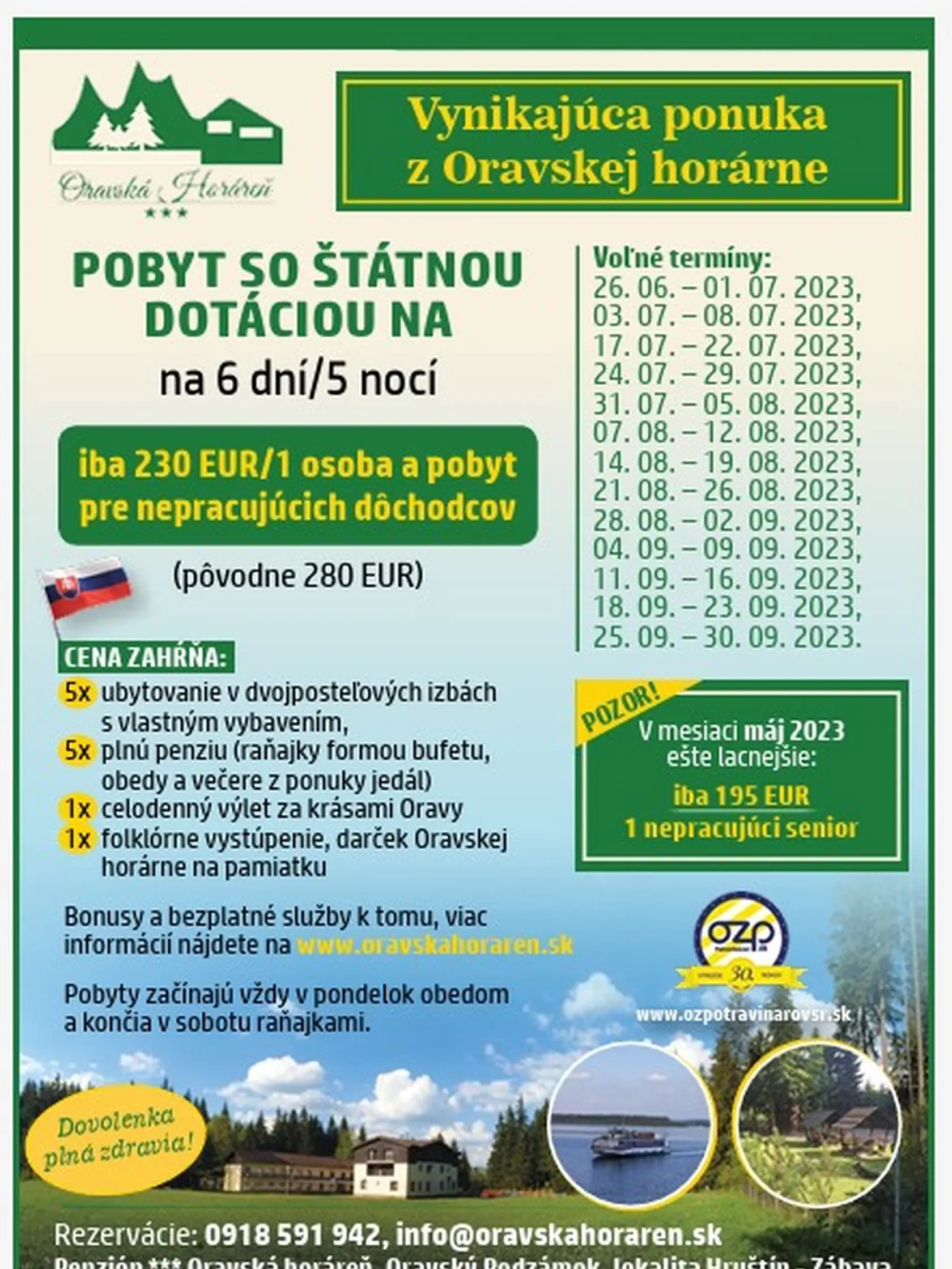 Kde a ako objednať pobyt?