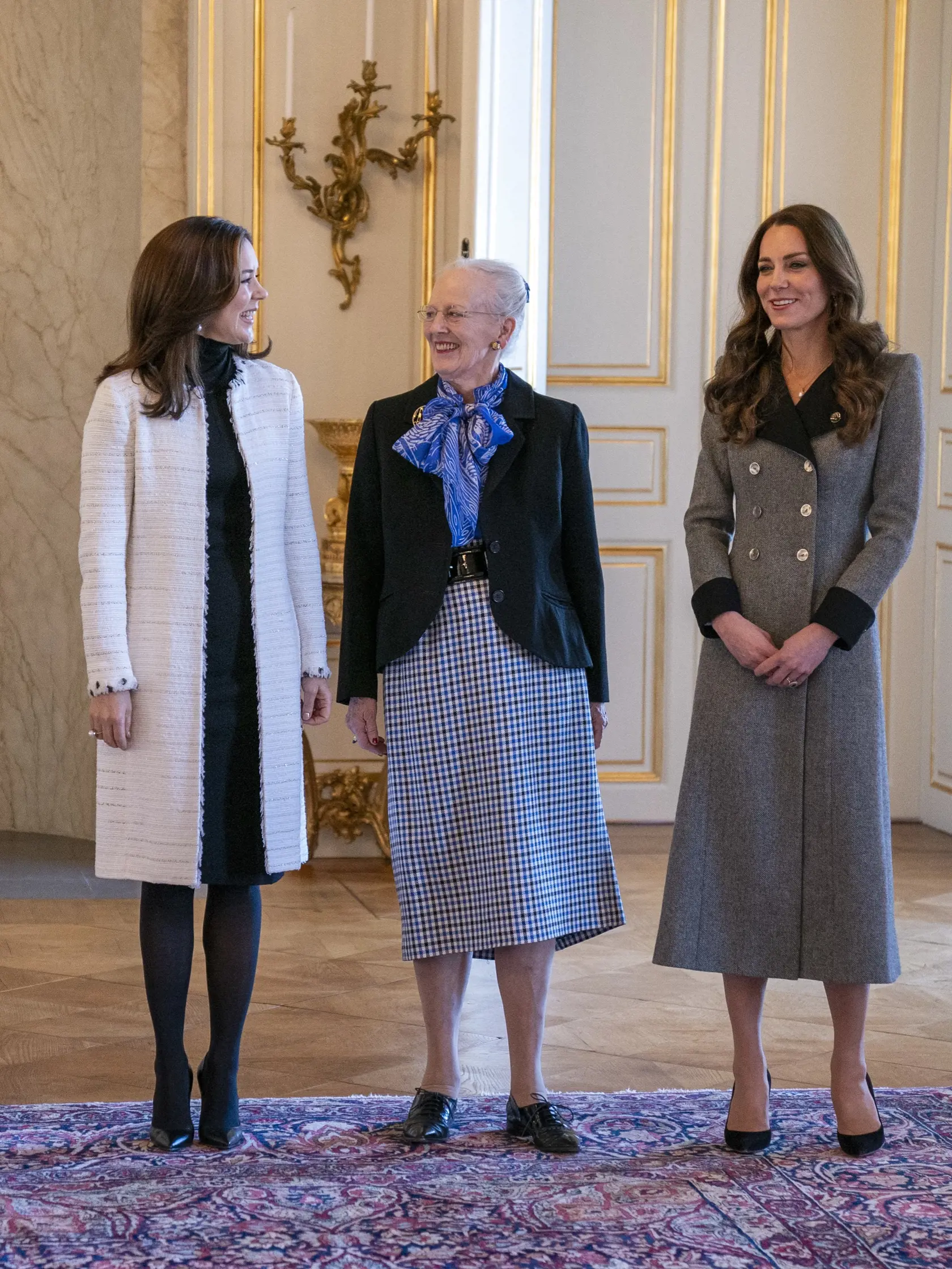 Vojvodkyňa Kate počas dvojdňovej návštevy Dánska, v rámci ktorej sa stretla aj s dánskou kráľovnou Margarétou II. a korunnou princeznou Mary.