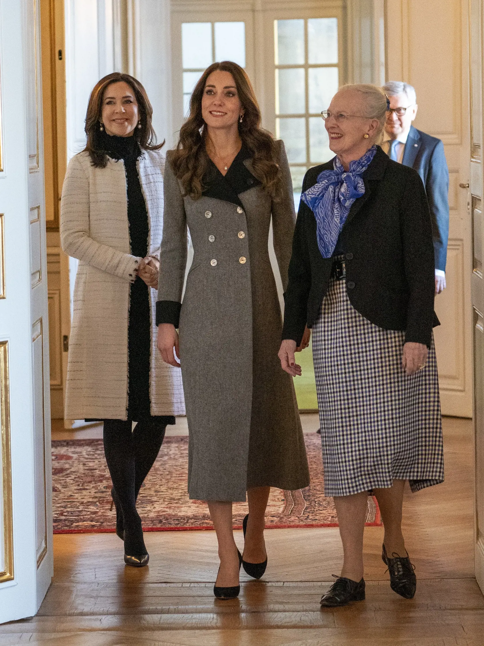 Vojvodkyňa Kate počas dvojdňovej návštevy Dánska, v rámci ktorej sa stretla aj s dánskou kráľovnou Margarétou II. a korunnou princeznou Mary.