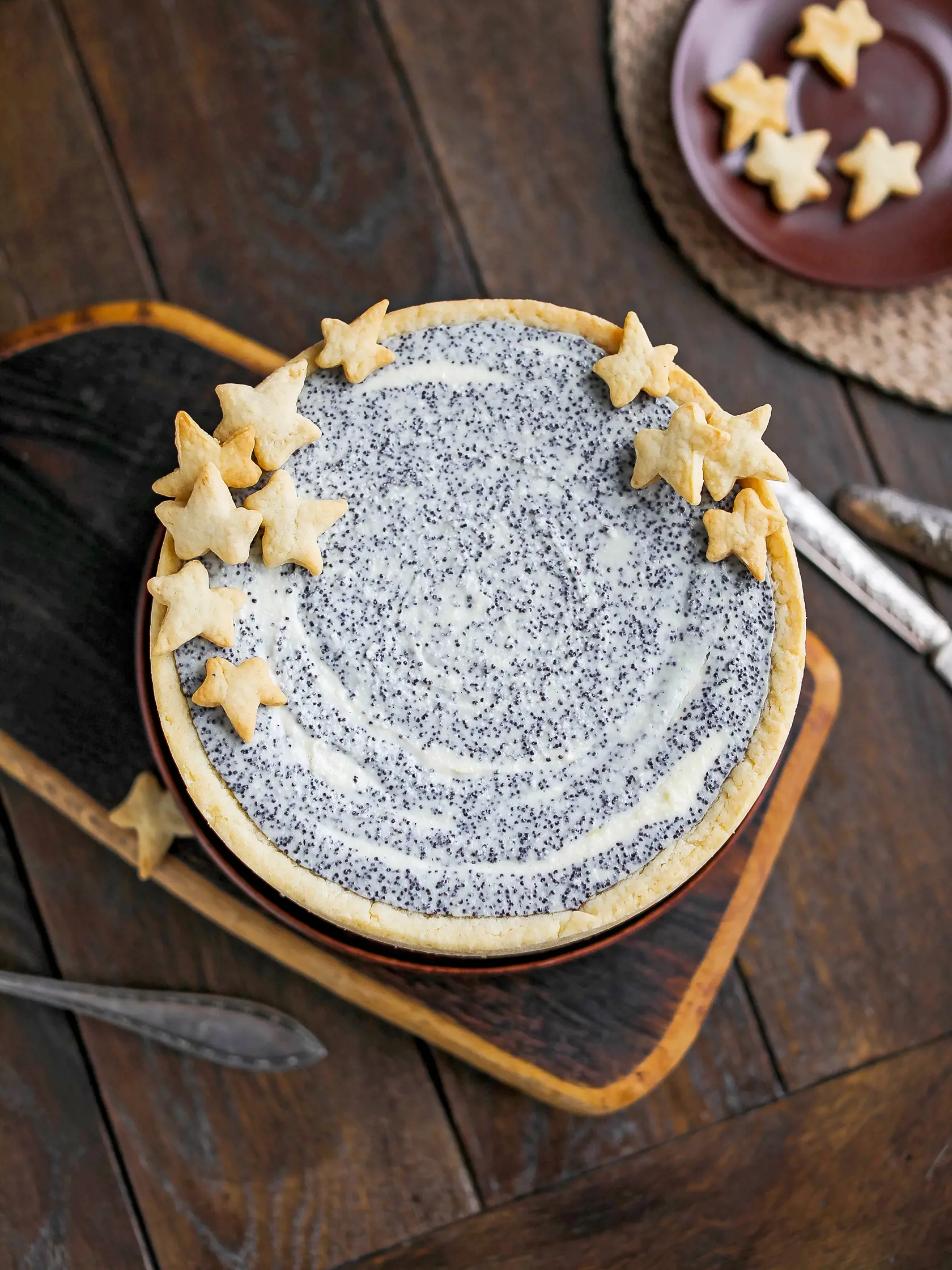 Makový cheesecakes kokosom
