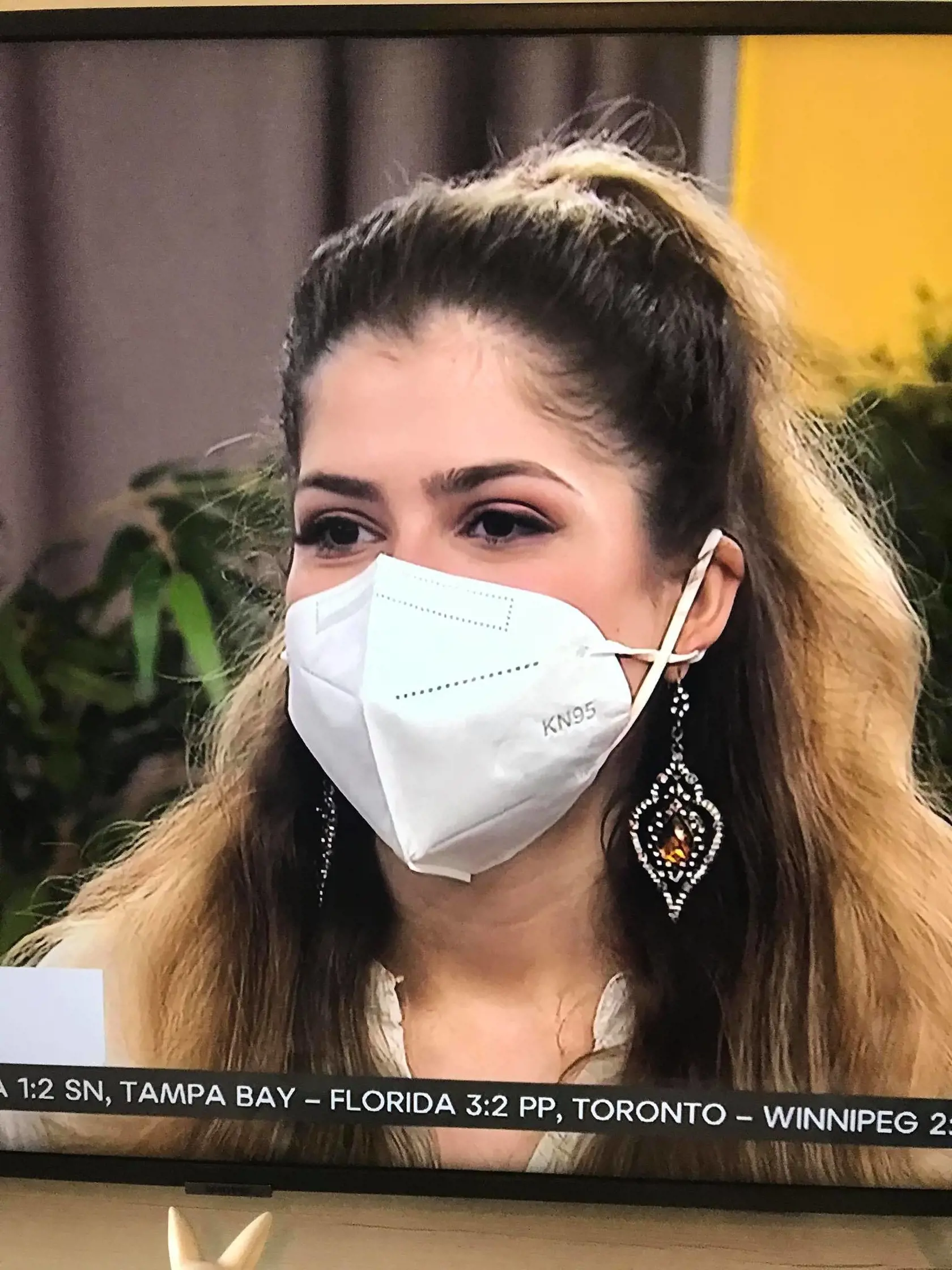 Apríl 2021: Vanessa Šarköziová počas návštevy Telerána.