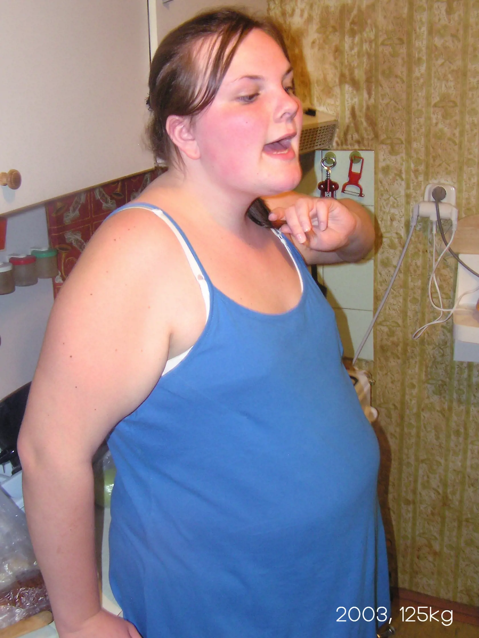 Rok 2003: Nina ako stredoškoláčka.