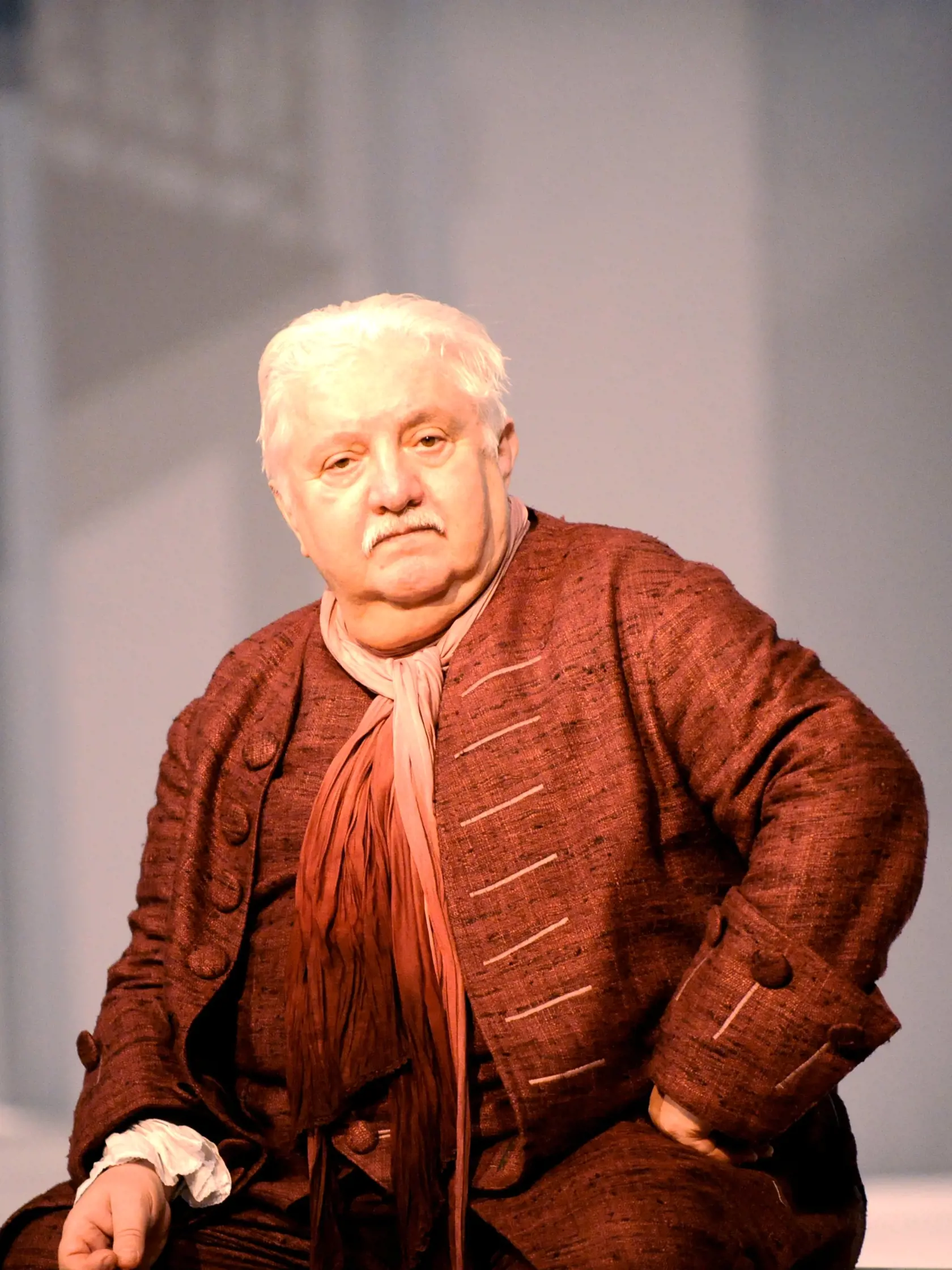 Tlaèová konferencia Èinohry Slovenského národného divadla (SND) v Bratislave 18. februára 2010 k premiére divadelnej hry Vejár od Carla Goldoniho. Na snímke herec Marián Labuda. FOTO TASR - tefan Puká