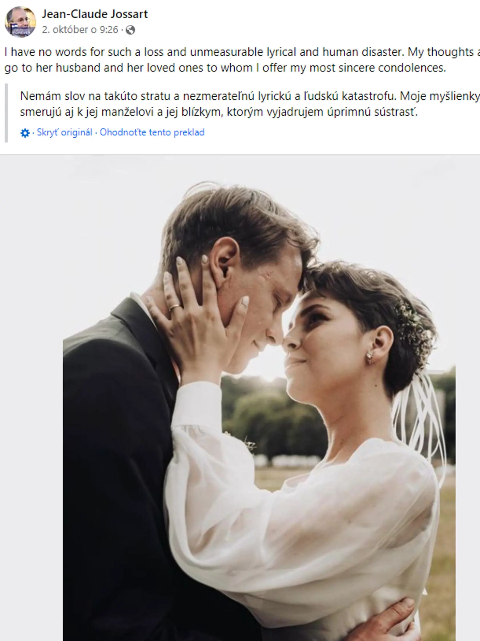Fanúšikovia Patrície sú z jej smrti otrasení.