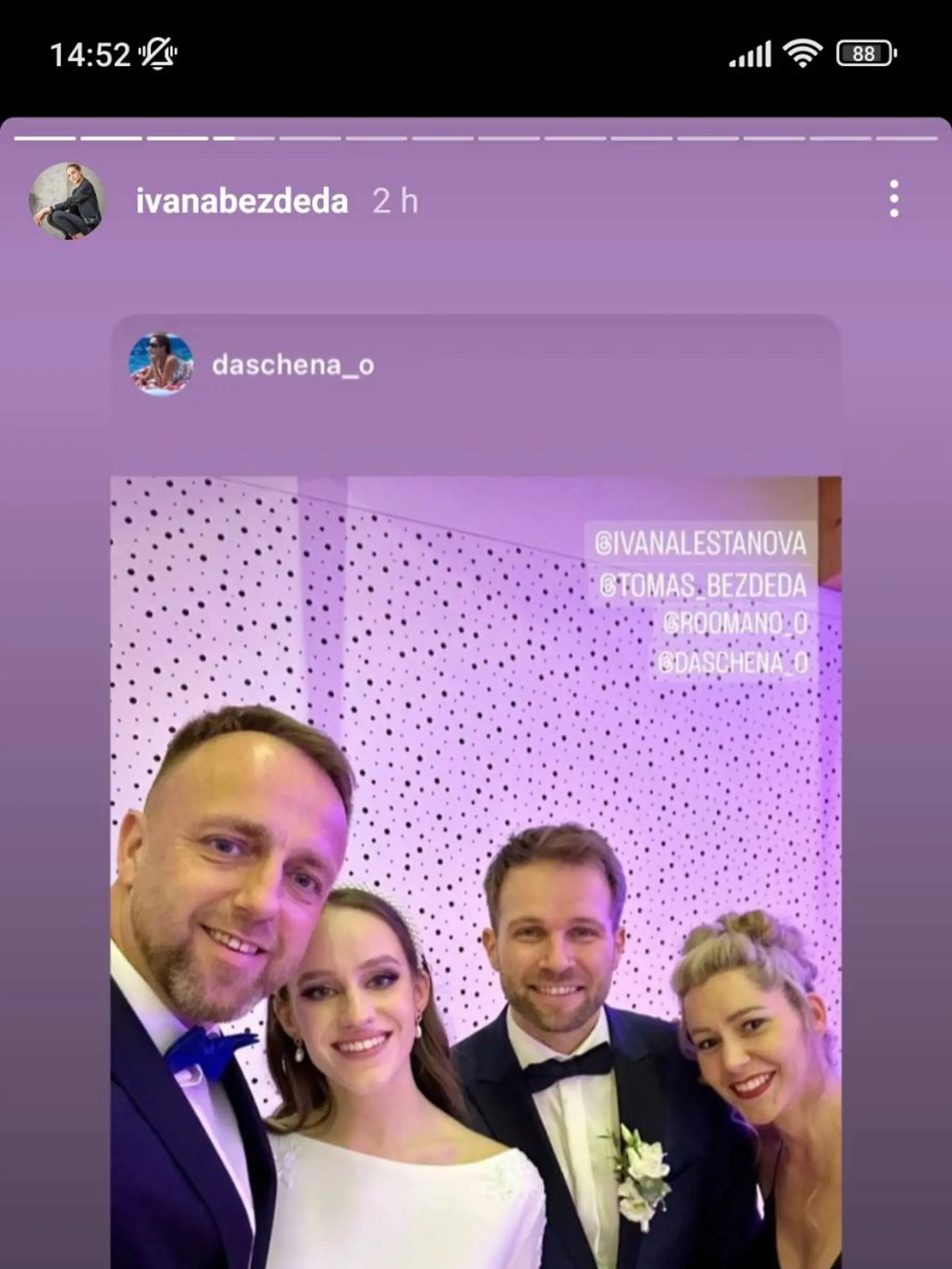 Manželia sa bavili v kruhu kamarátov a najbližšej rodiny.