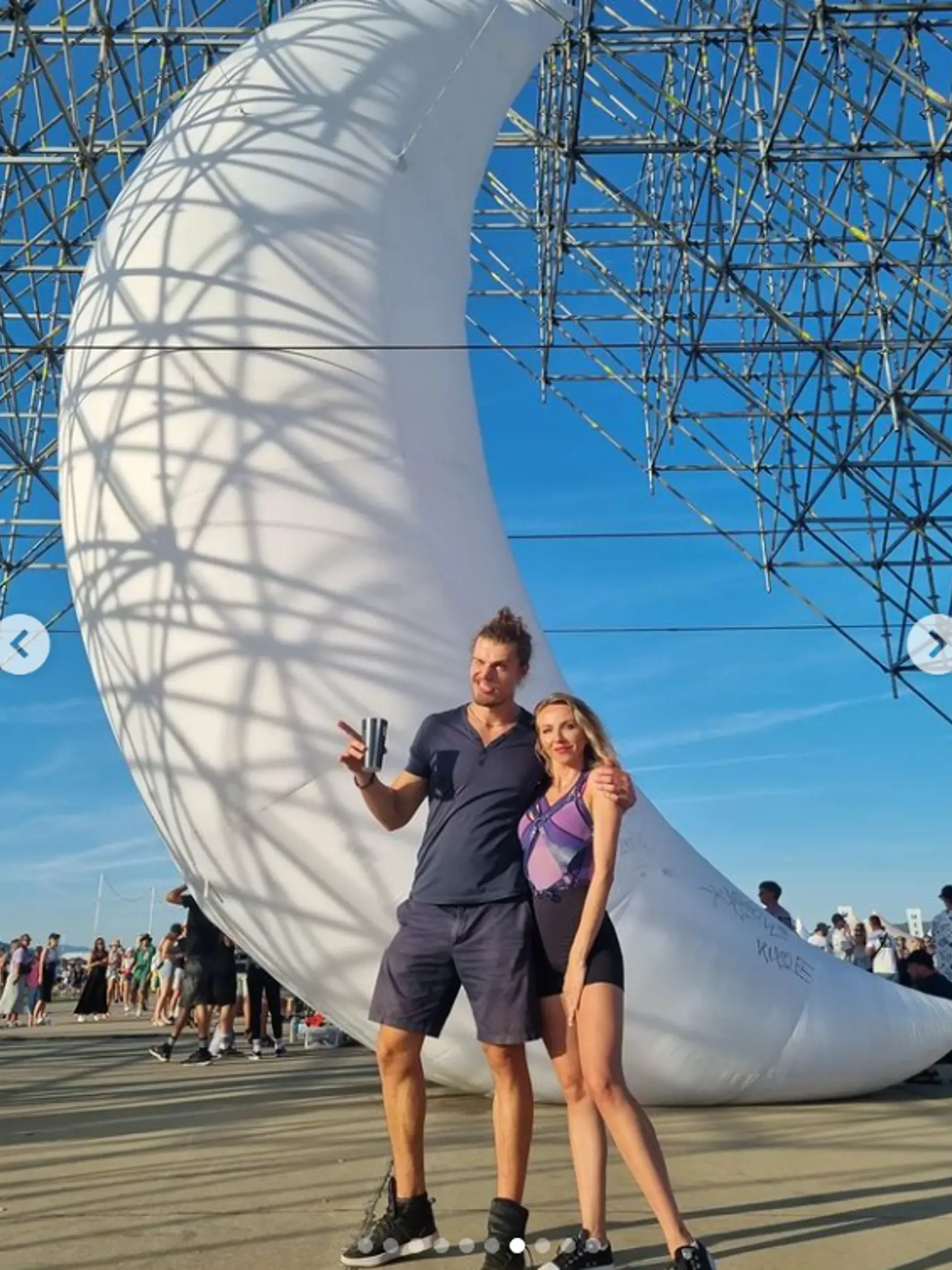 Ján Bakala a jeho manželka nepohrdnú ani hudobným festivalom.