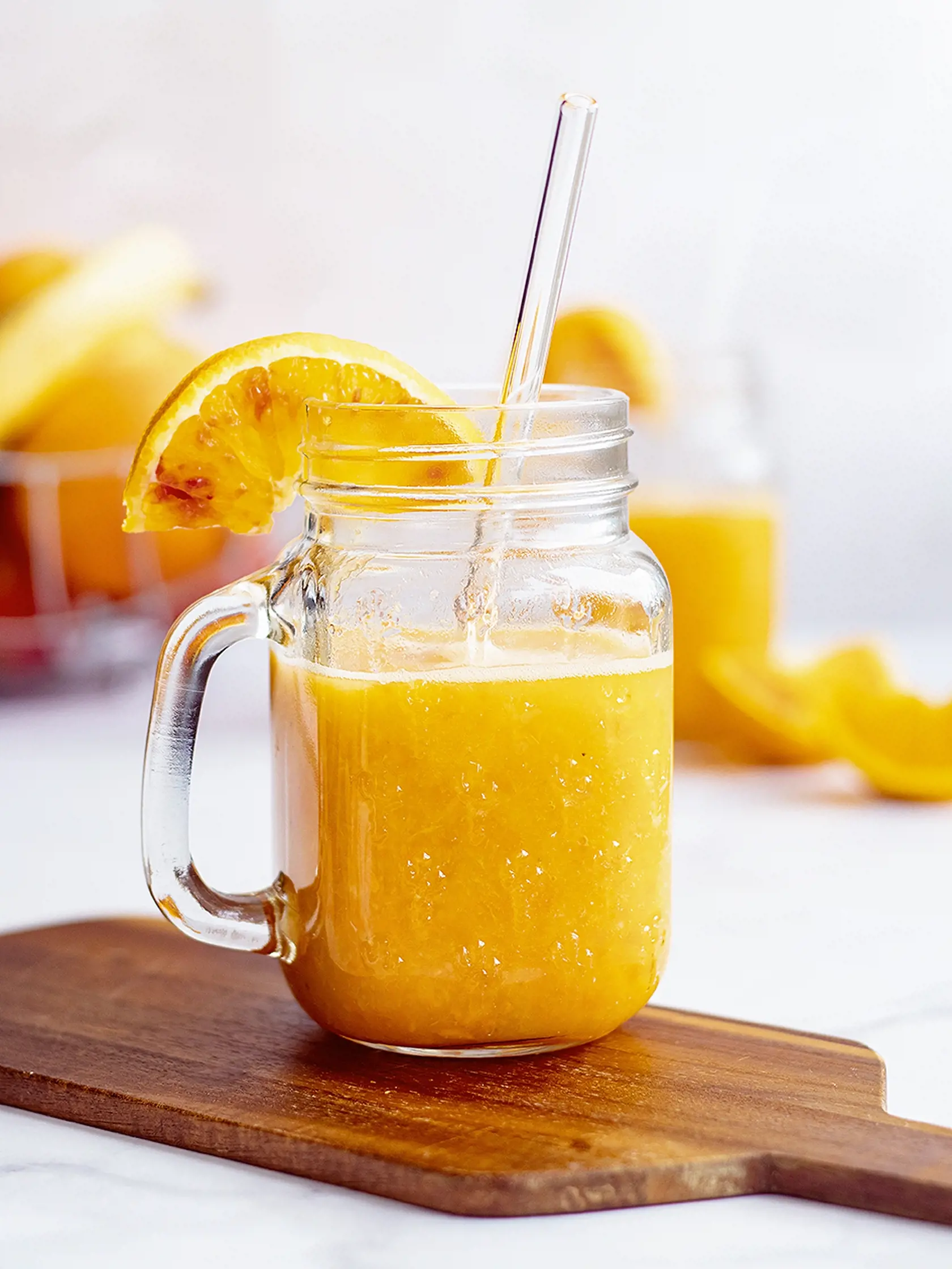 Smoothie s pomarančom a banánom