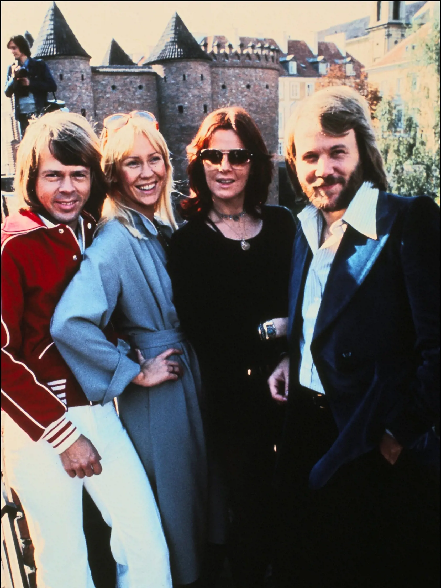 Anni-Frid Lyngstad, Benny Anderson, Agnetha Fältskog, Bjorn Ulvaeus. (Photo by GAMMA/Gamma-Rapho via Getty Images)