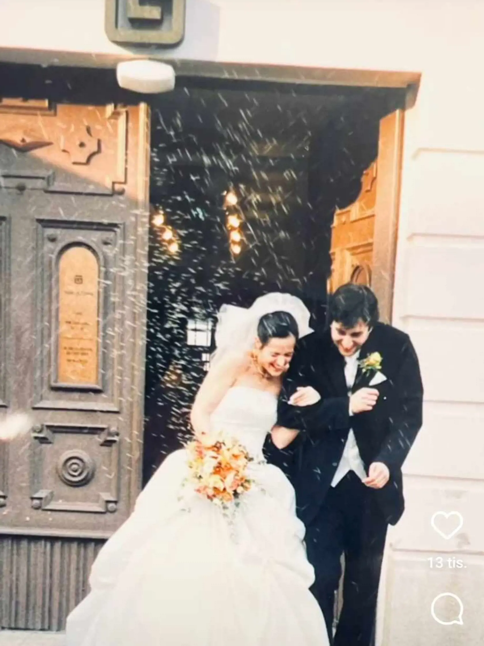 Alenka povedala Vladovi áno vo februári 2004, vtedy už čakala ich prvého syna Kristiána.