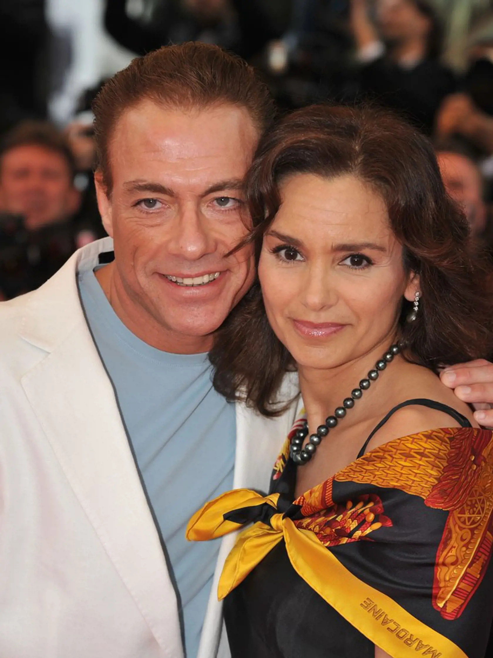 Jean-Claude Van Damme & Gladys Portugues.