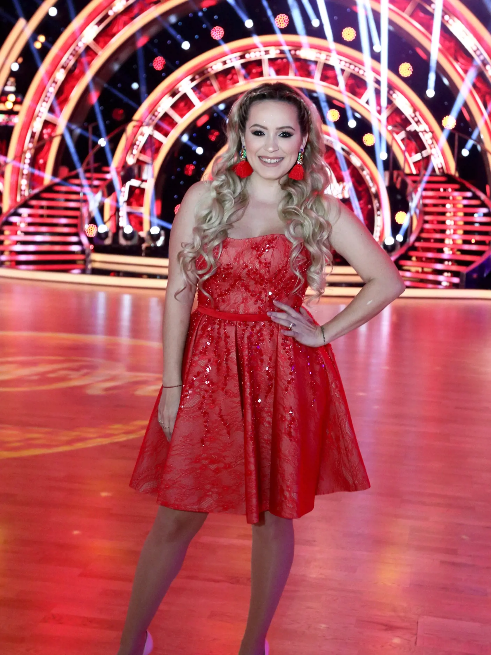 Na snímke finále tanečnej súťaže Let´s dance v Inchebe.