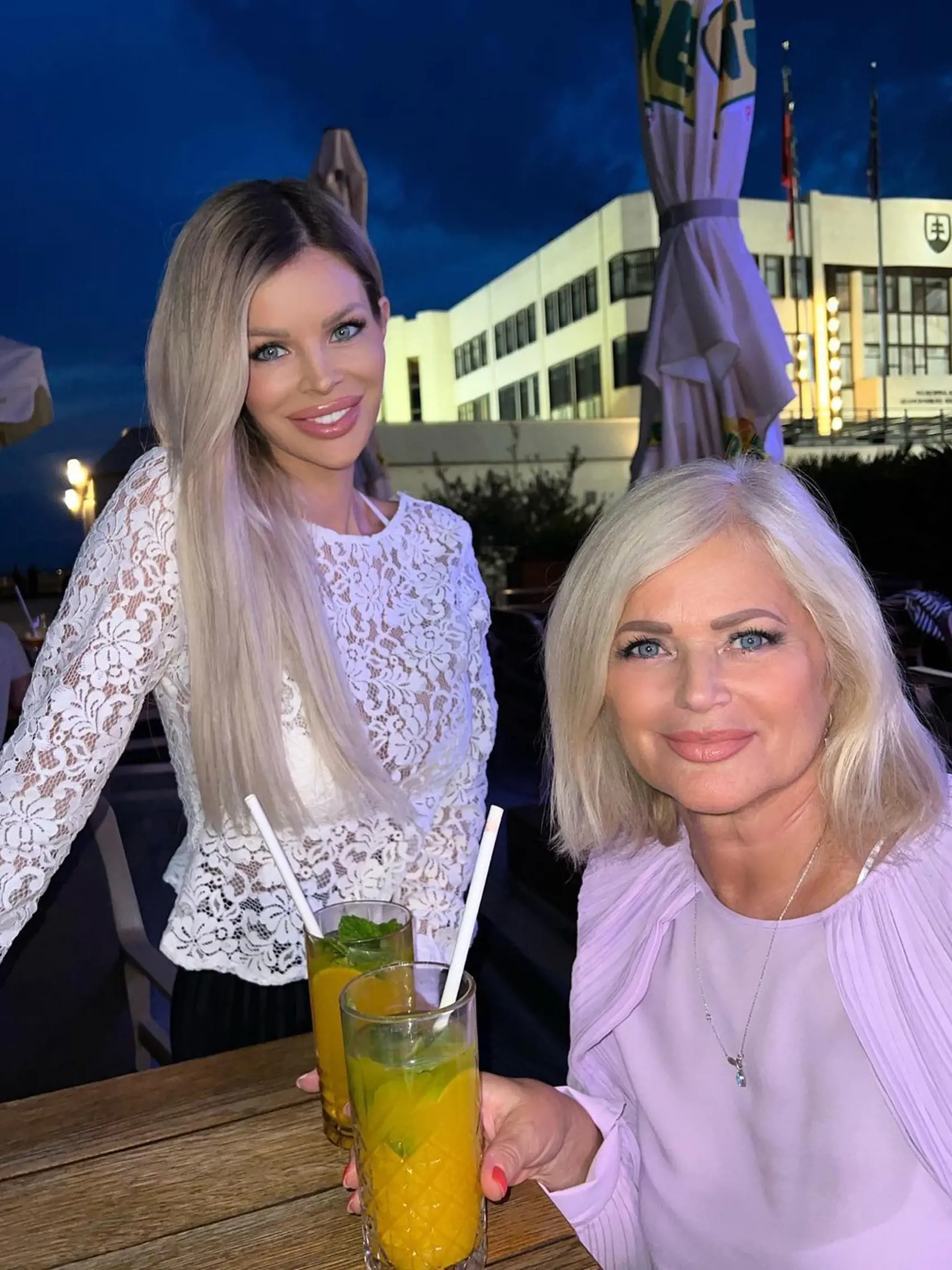 Silvia Kucherenko s mamou.
