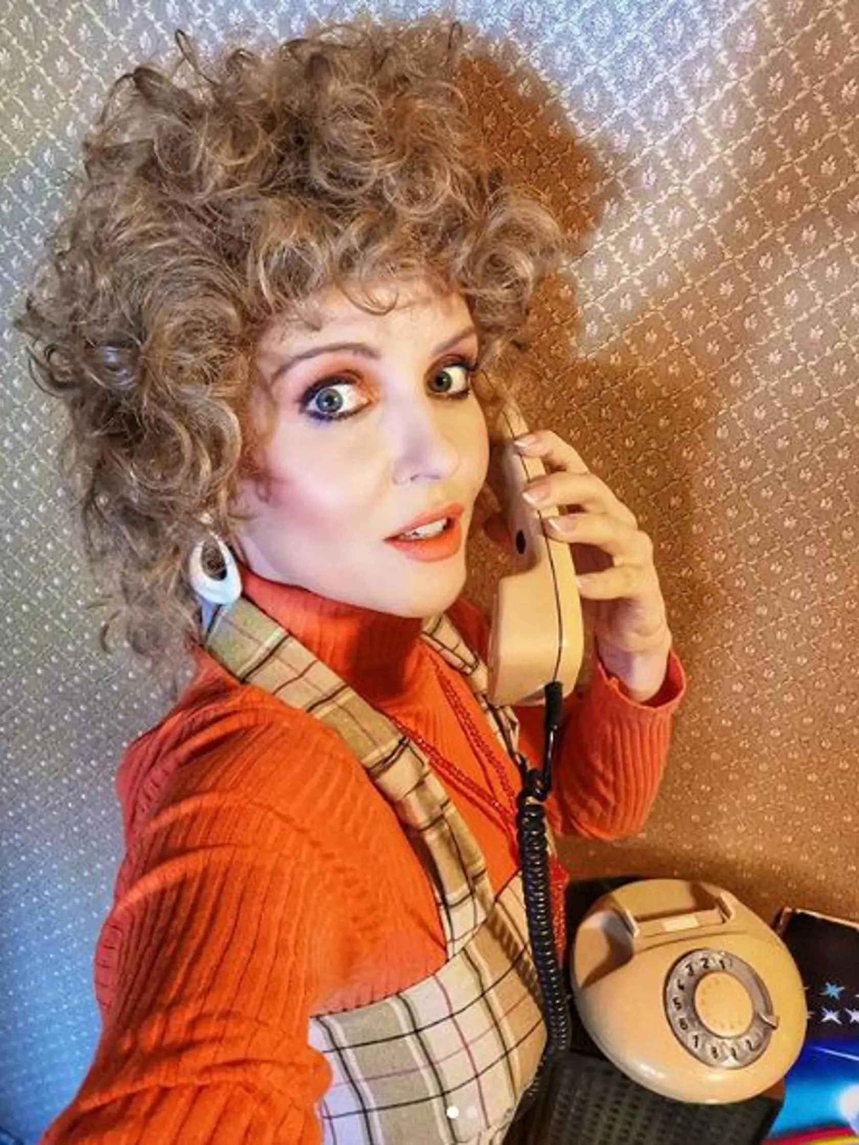 Aj Kvetka Horváthová fotila v štýle 80. rokov.