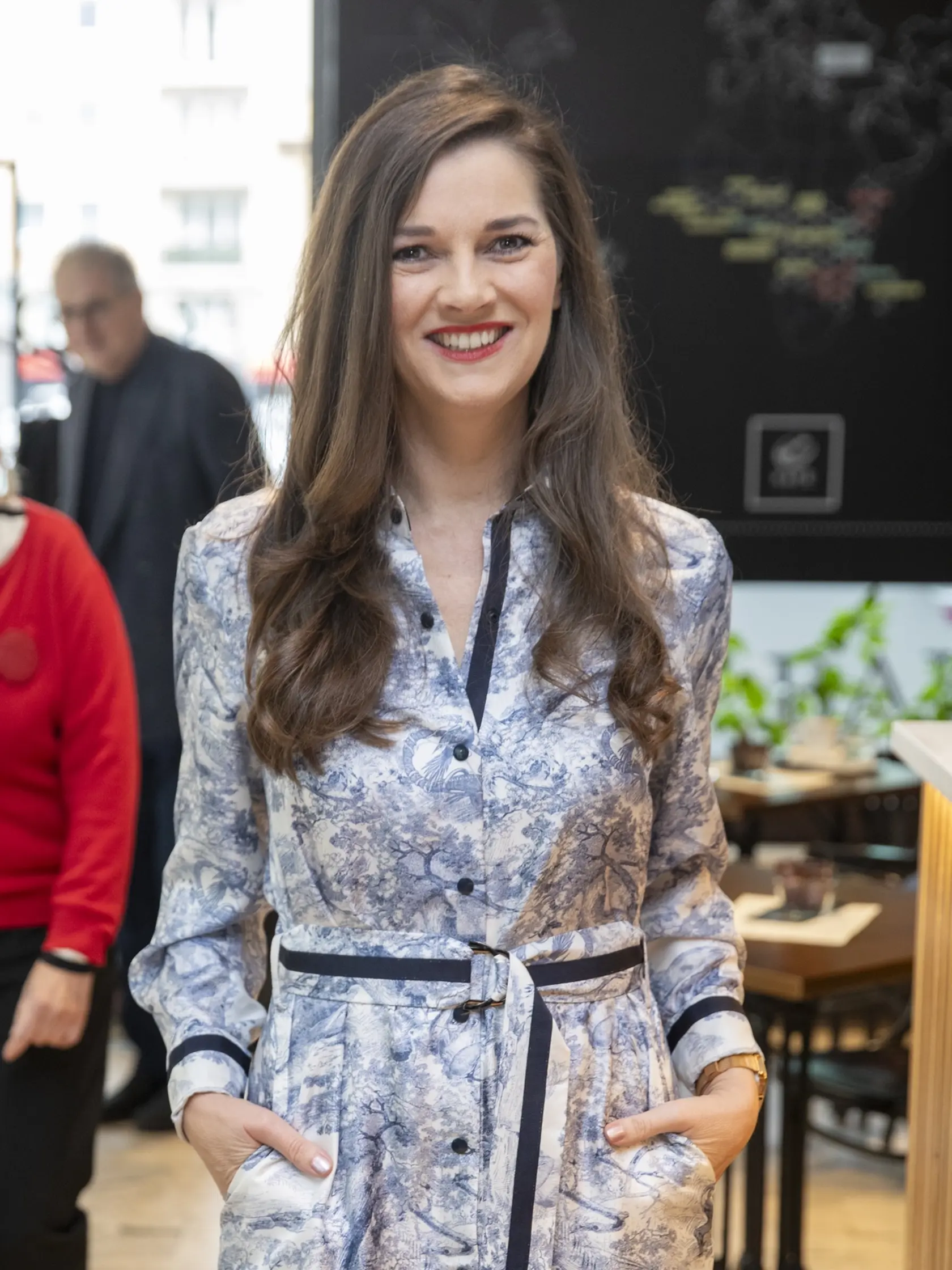 Na snímke je tlačová beseda Febiofest v kine Lumiere.
Moderátorka Hana Rapantová