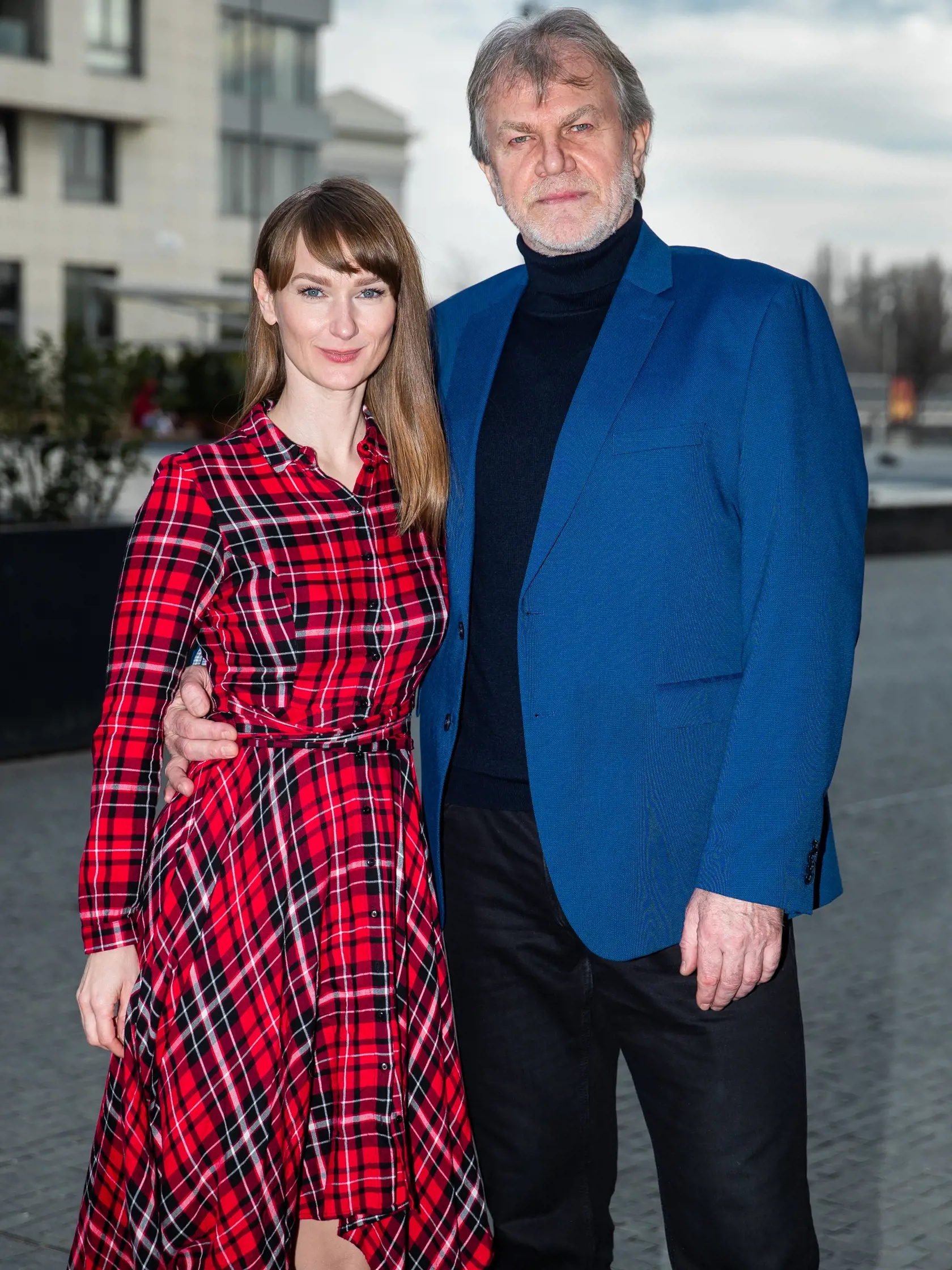 Premiéra slovenského seriálu "Ultimátum" v Bratislave. Na snímke partneri Andrea Martvoňová a Milan Bahul.