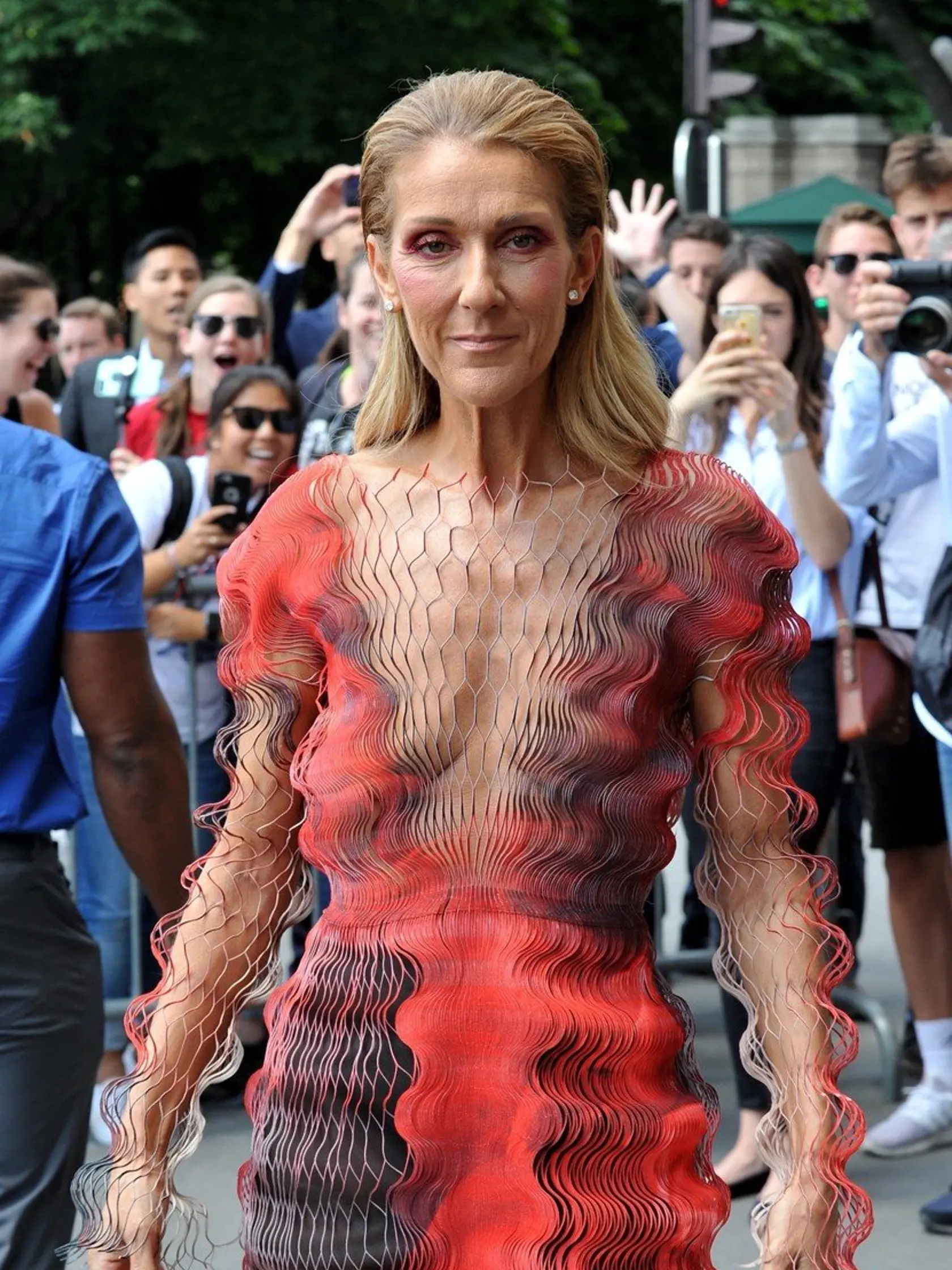 Celine Dion v Paríži.