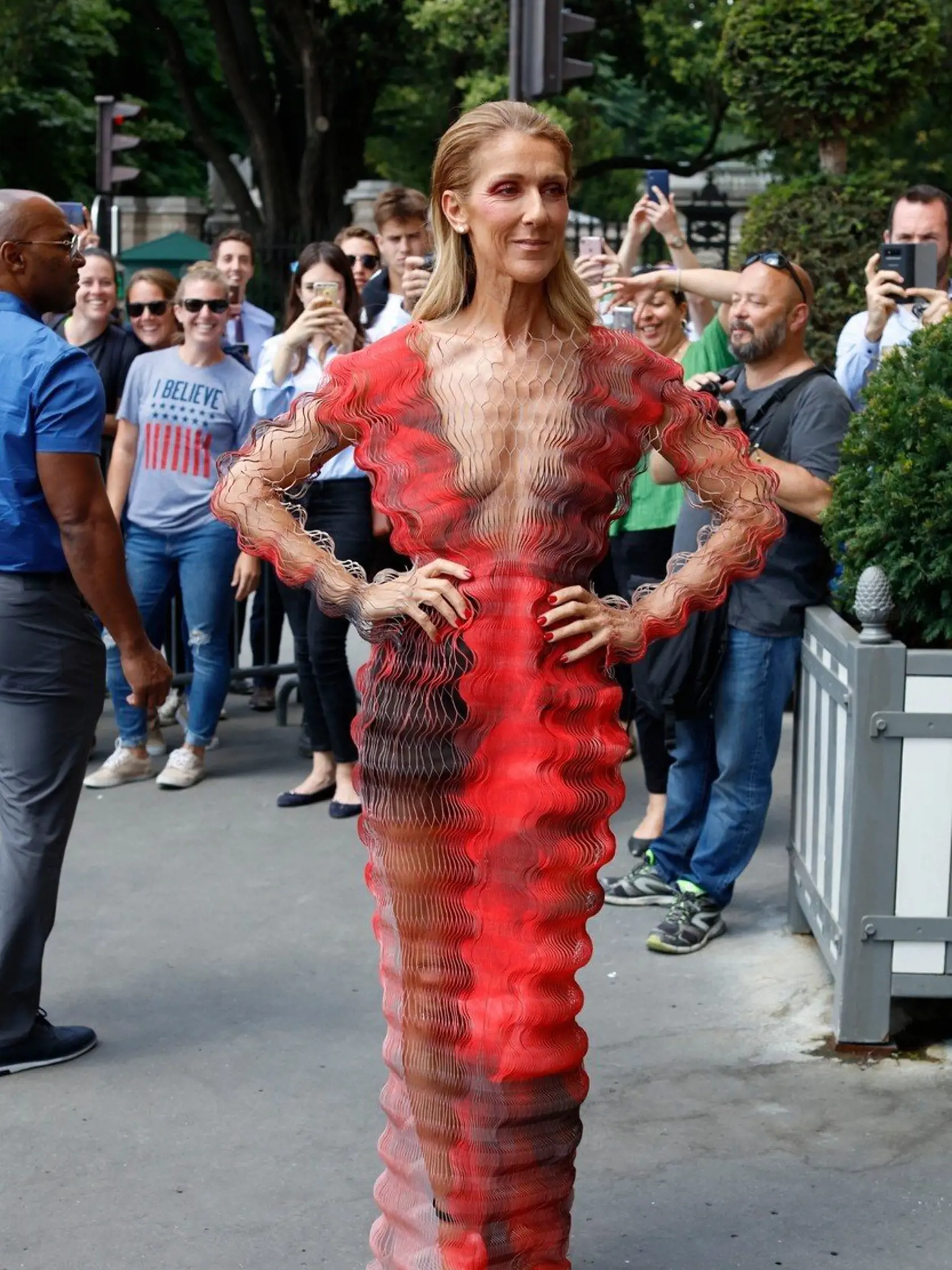 Celine Dion v Paríži.