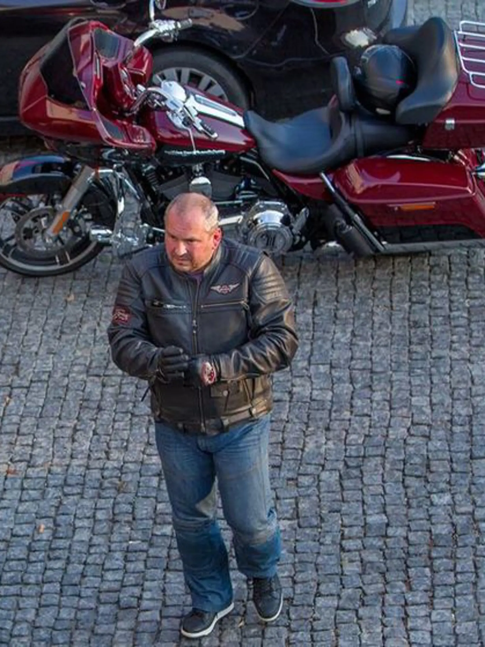 Igor Choma má Harley Davidson.