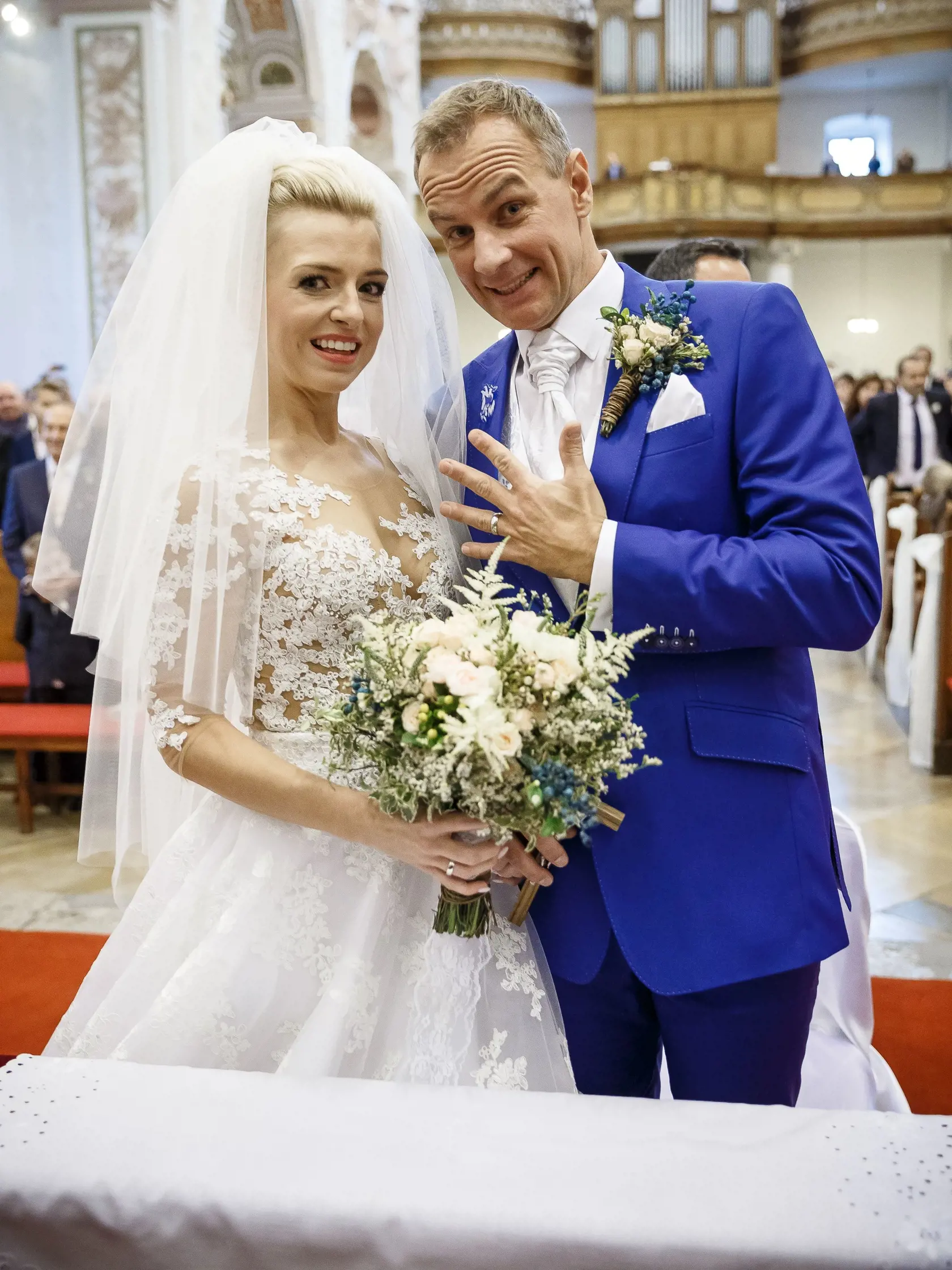 Svadba markizákov Puškárovej a Švajdu.