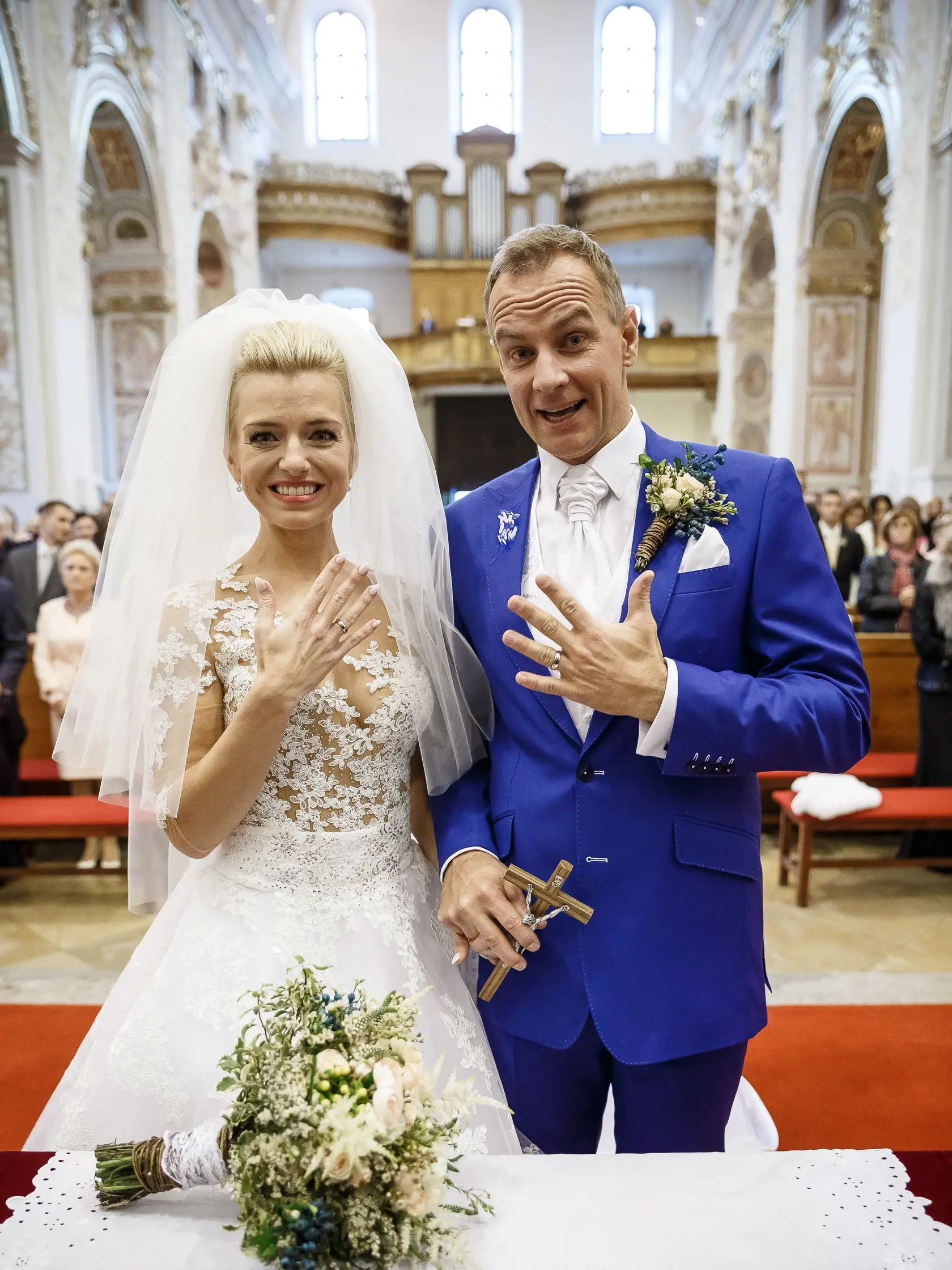 Svadba Zlatice Puskarovej a Patrika Svajdu v Trnave