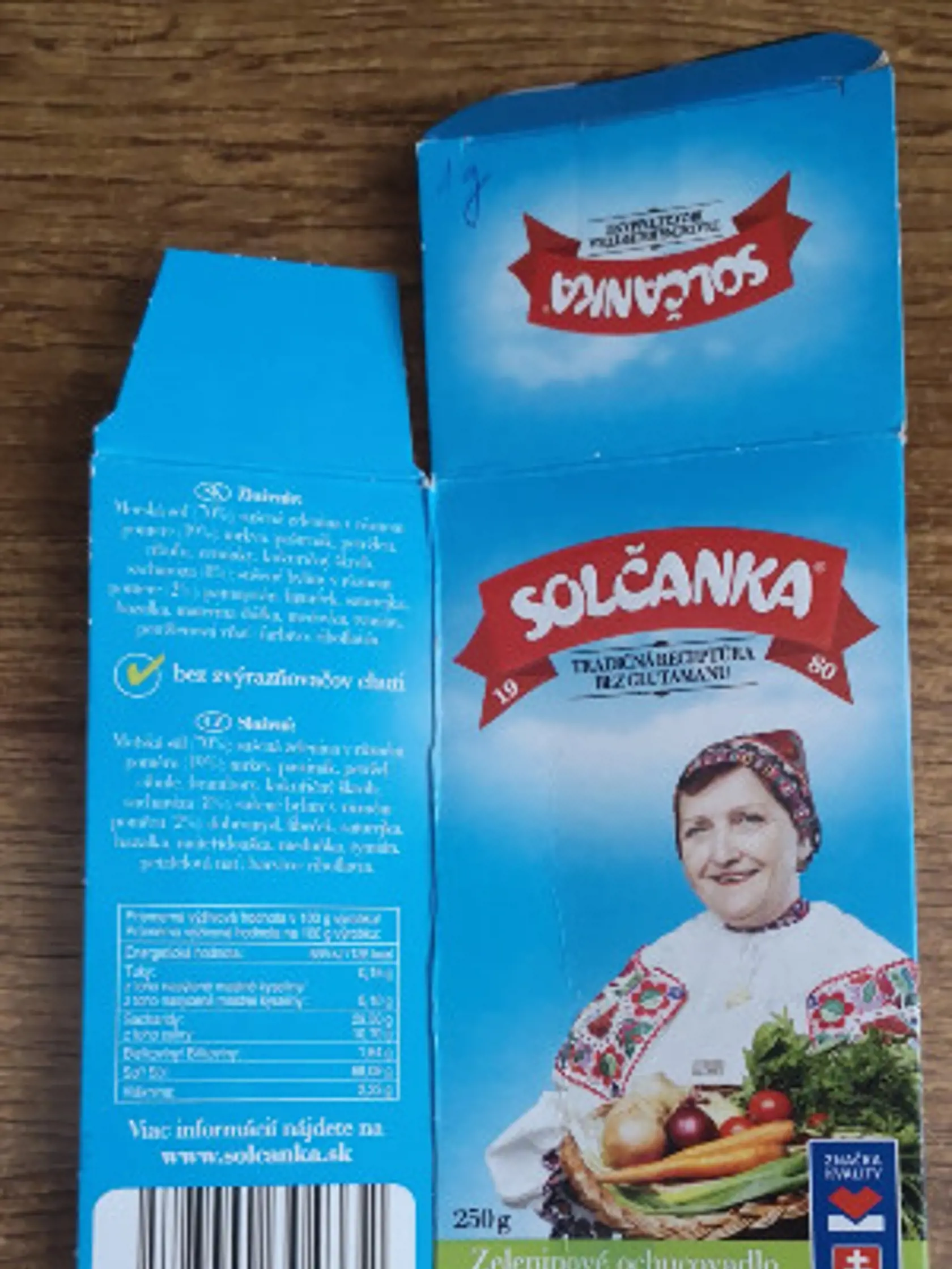 Nevyhovujúci výrobok Solčanka – zeleninové ochucovadlo s morskou soľou 250g