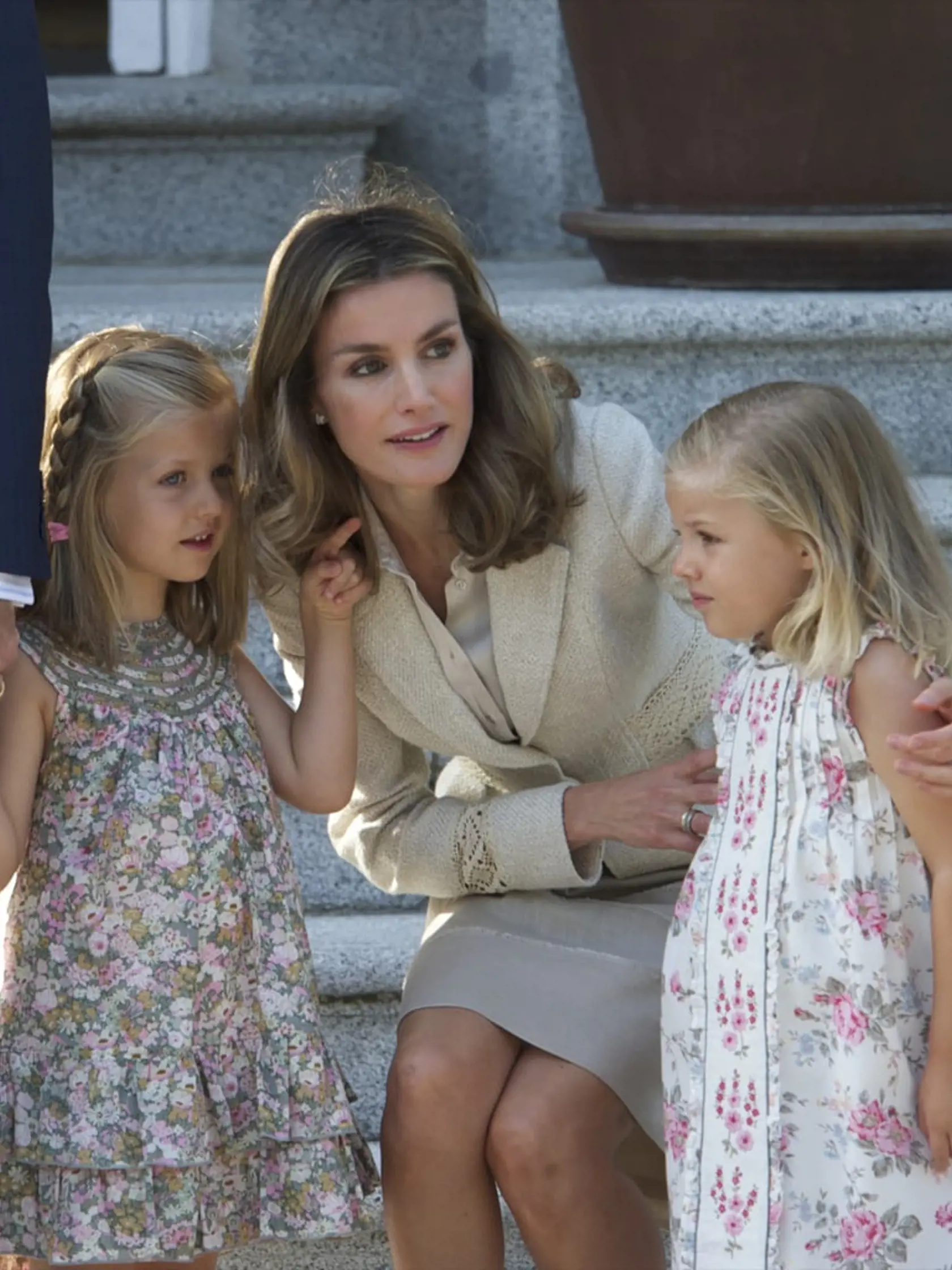 Španielska kráľovná Letizia princezné Leonor a Sofia 