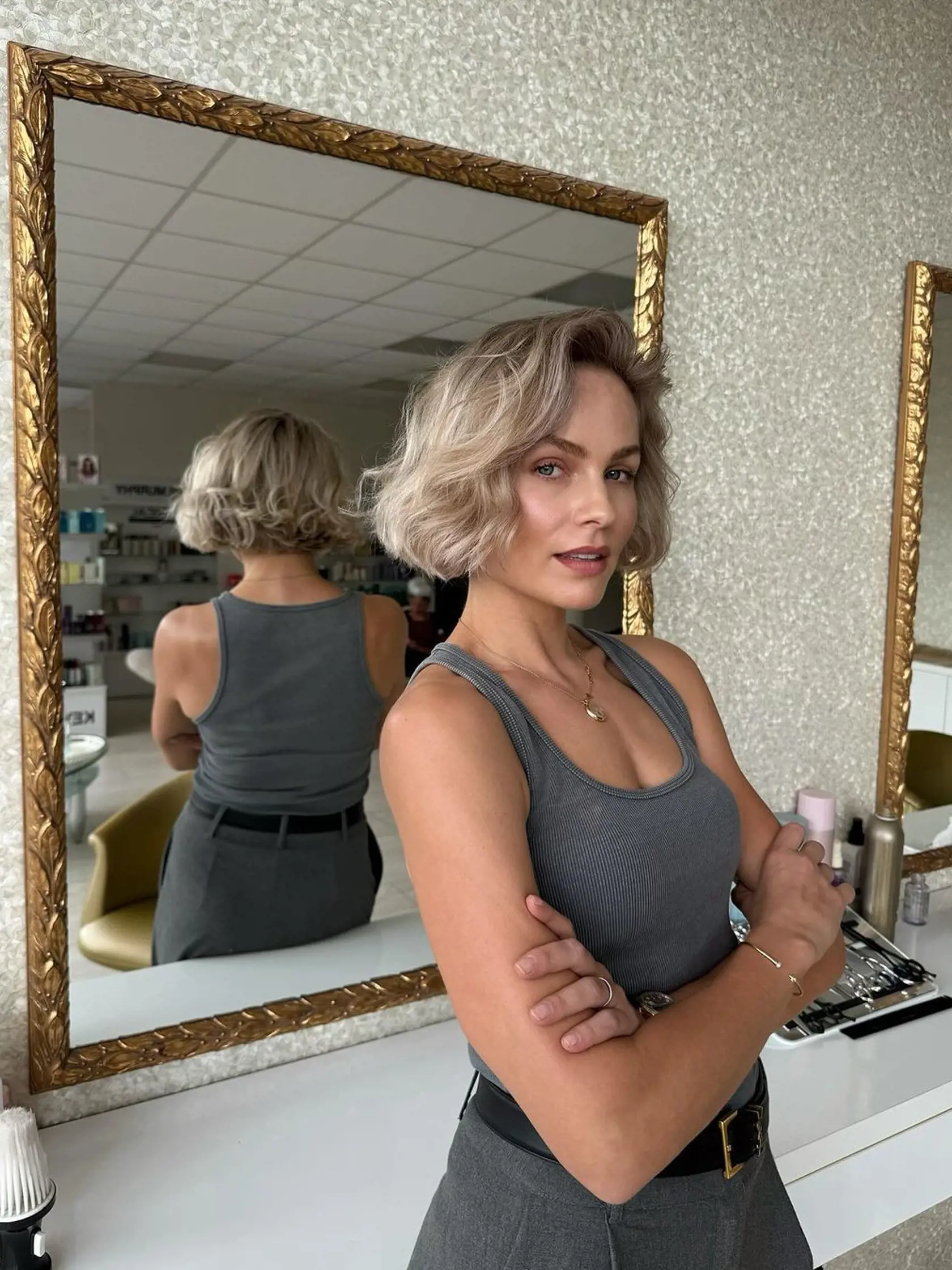 Ivana Gáborík si ostrihala vlasy